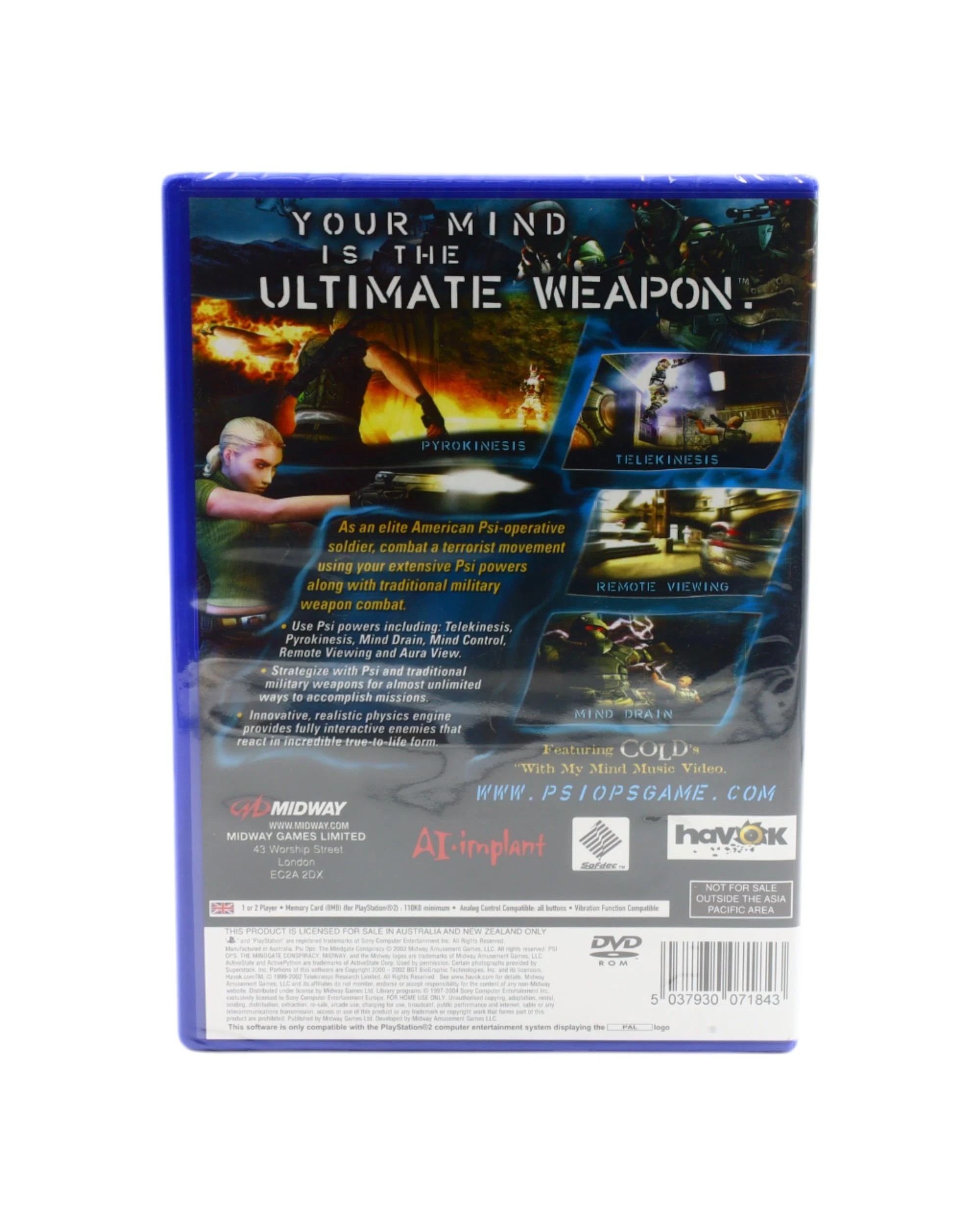 6 Psi-Ops: The Mindgate Conspiracy - PS2, 6 of 7
