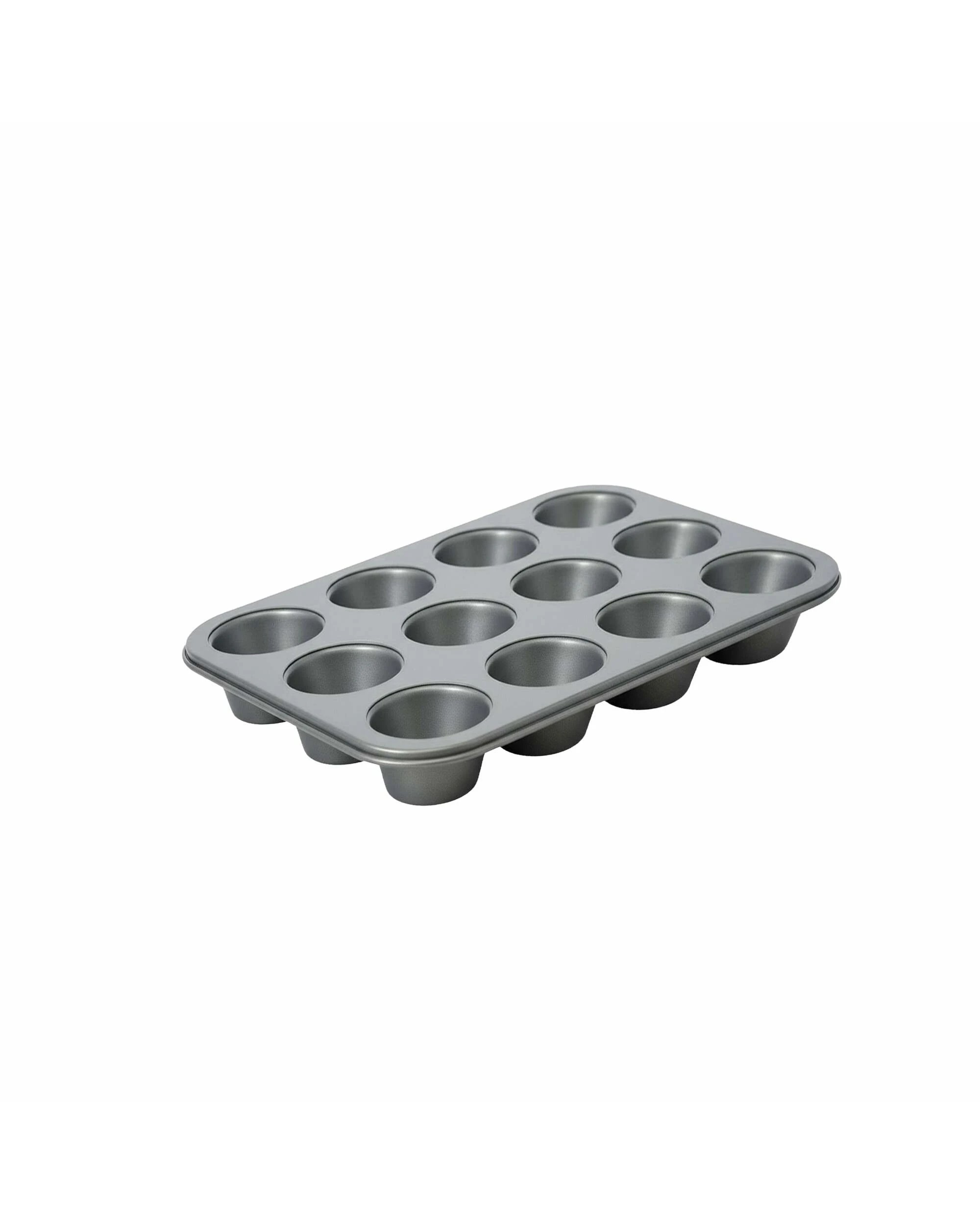 1 Meyer Nonstick Bakeware Muffin Pan 12 cup - Grey, 1 of 1