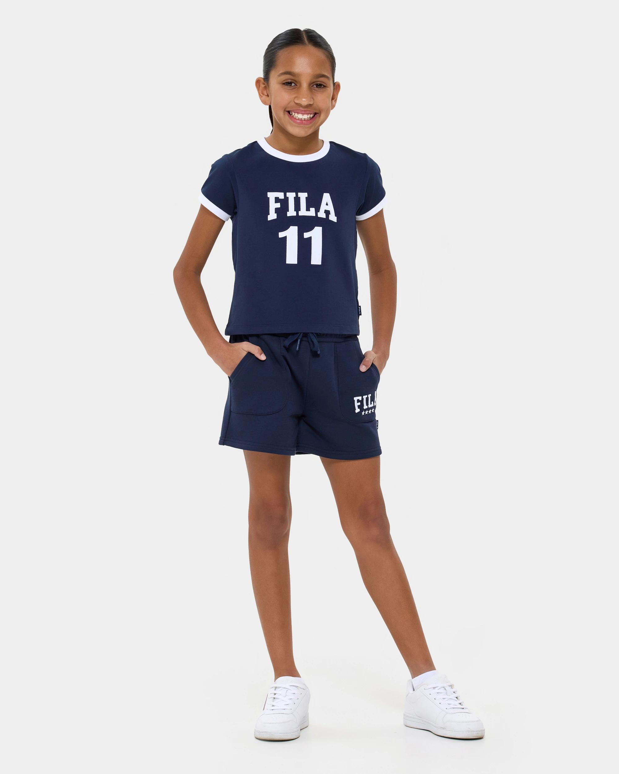 6 Mila Fleece Shorts - Fila BLUE, 6 of 6