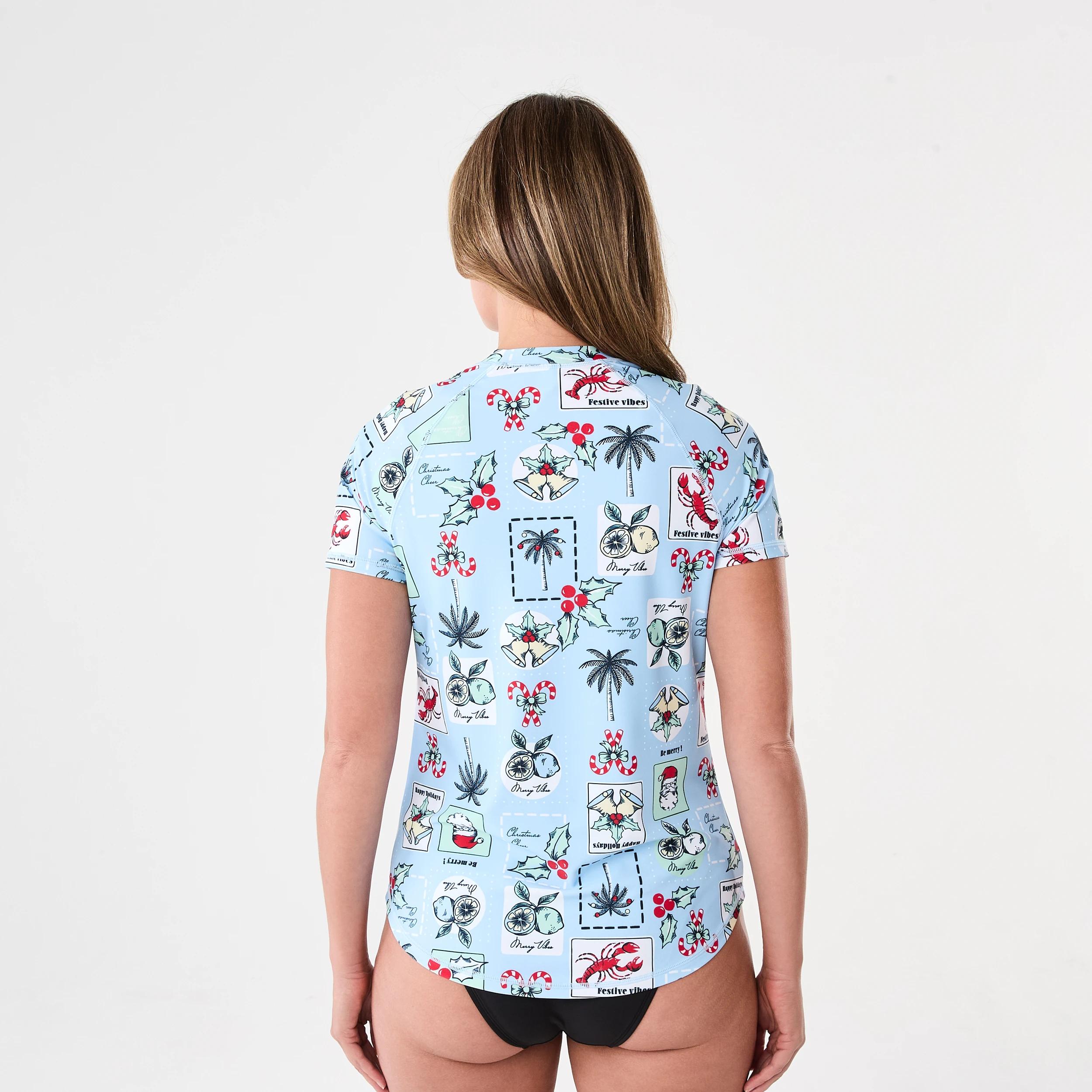 3 Christmas Rash Vest Xmas Vacay, 3 of 6