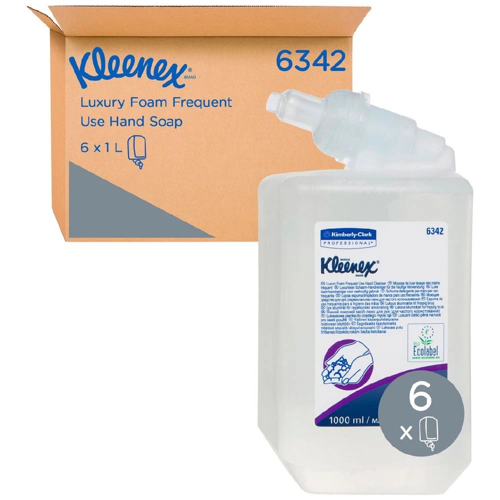 1 Kleenex Frequent Use Foam Soap 1L 6 Pack, 1 of 6