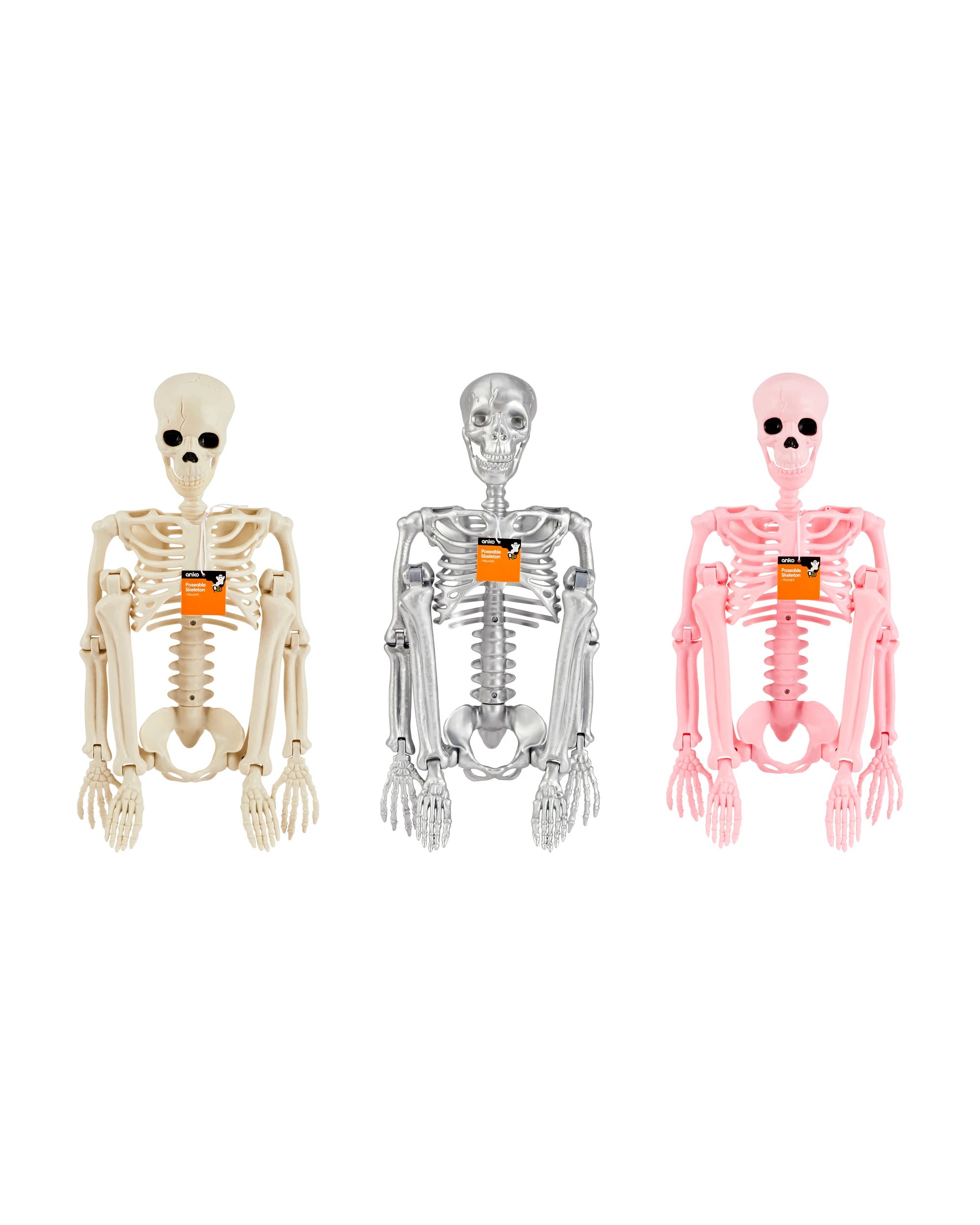 5 90cm Poseable Skeleton - Assorted, 5 of 5