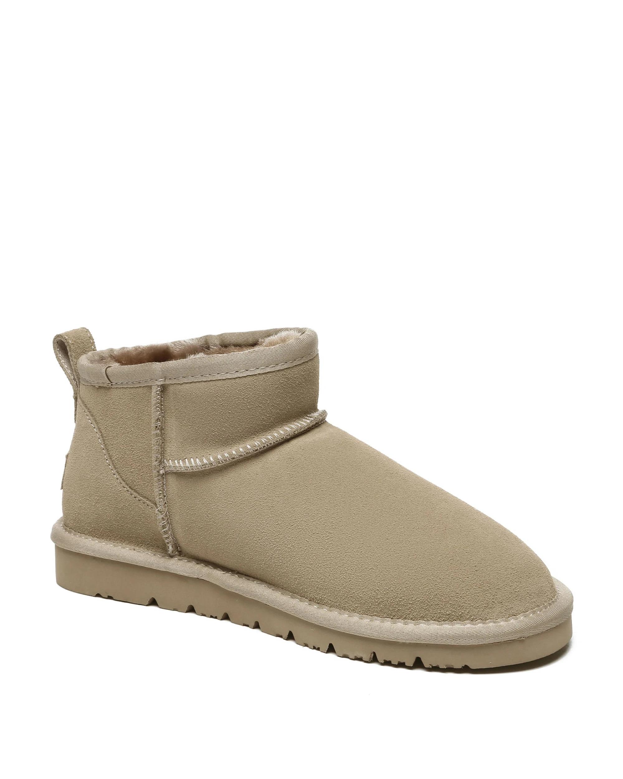 2 Australian Shepherd UGG Unisex Julia Cow Suede Boots LIGHT BROWN, 2 of 5