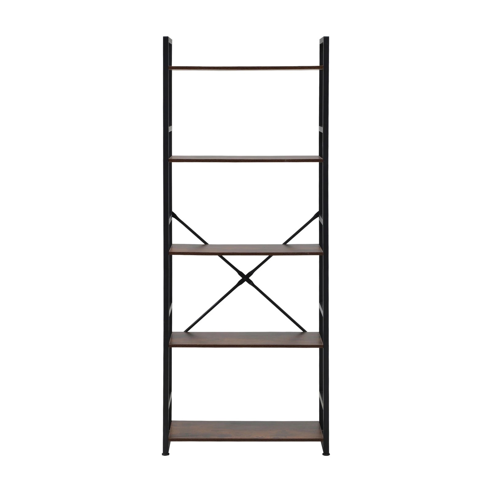 3 Oikiture Display Shelf 5-tier Shelves Bookshelf Storage Bookcase Stand Rack 60cm
 - Multi, 3 of 9