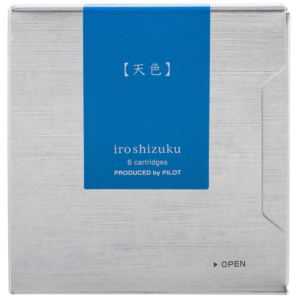 3 Iroshizuku Fountain Pen Ink Cartridge Sky Blue 6Pk, 3 of 3
