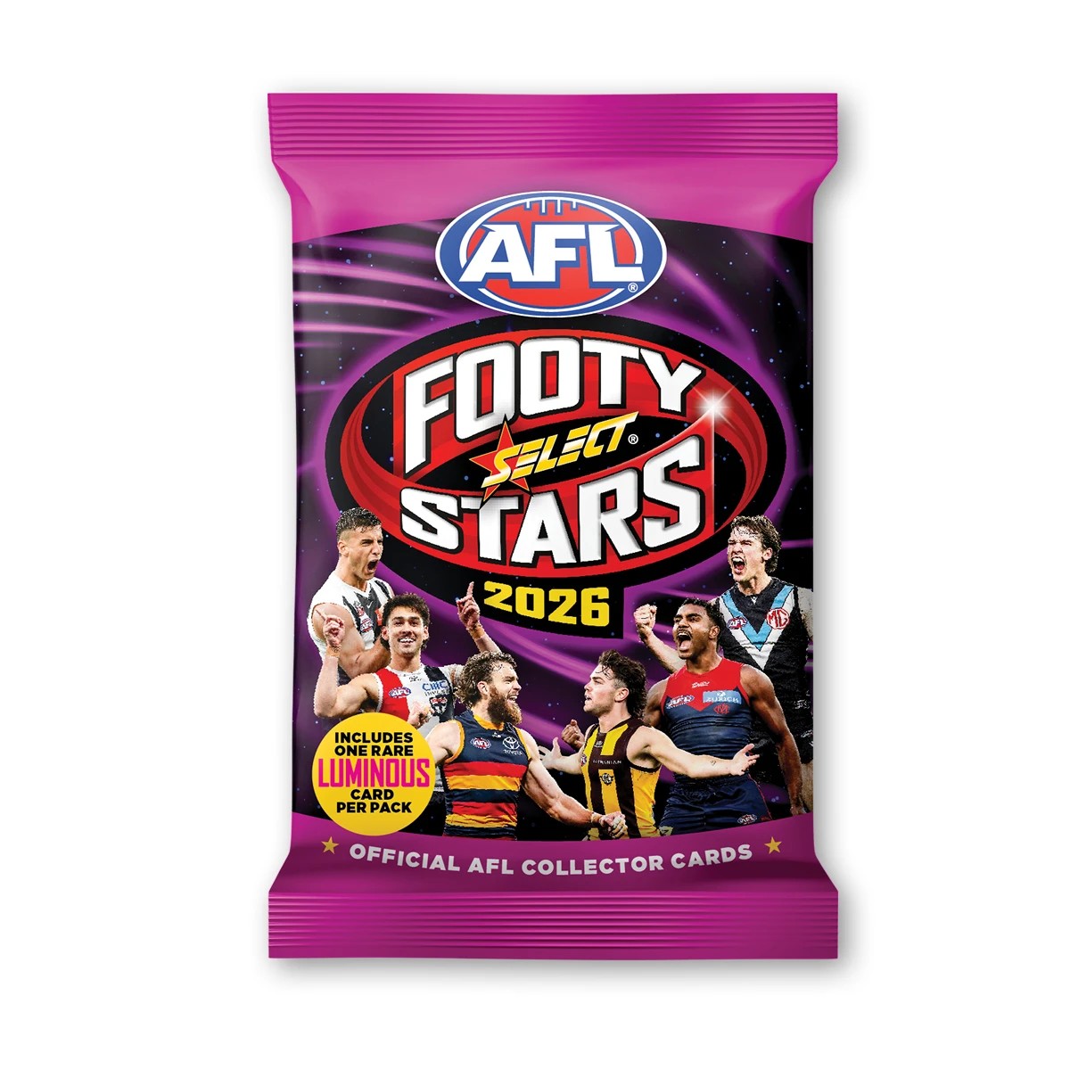 1 2026 AFL Footy Stars Collector Cards Pack, 1 of 2