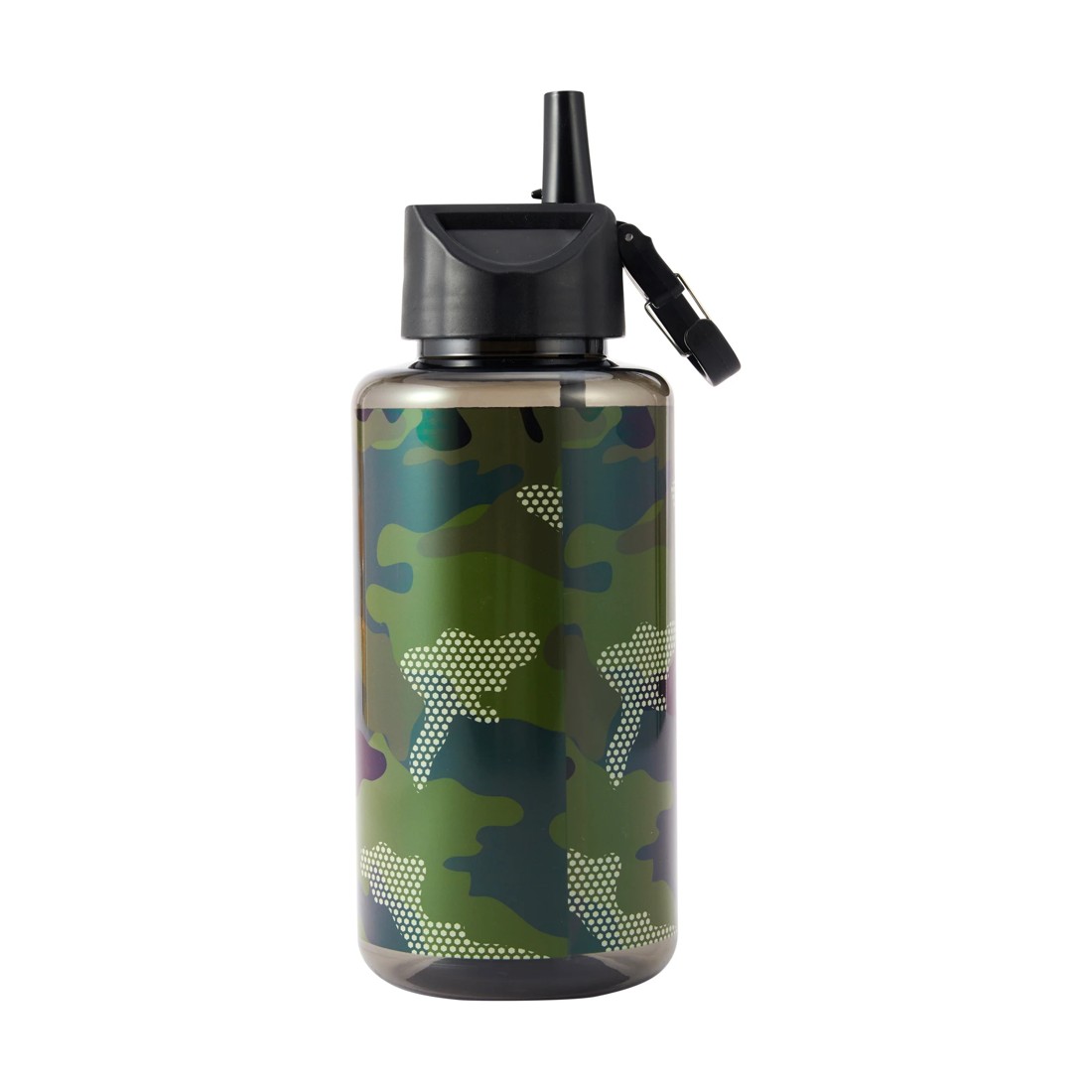 1 1L Camo Cylinder Drink Bottle, 1 of 7