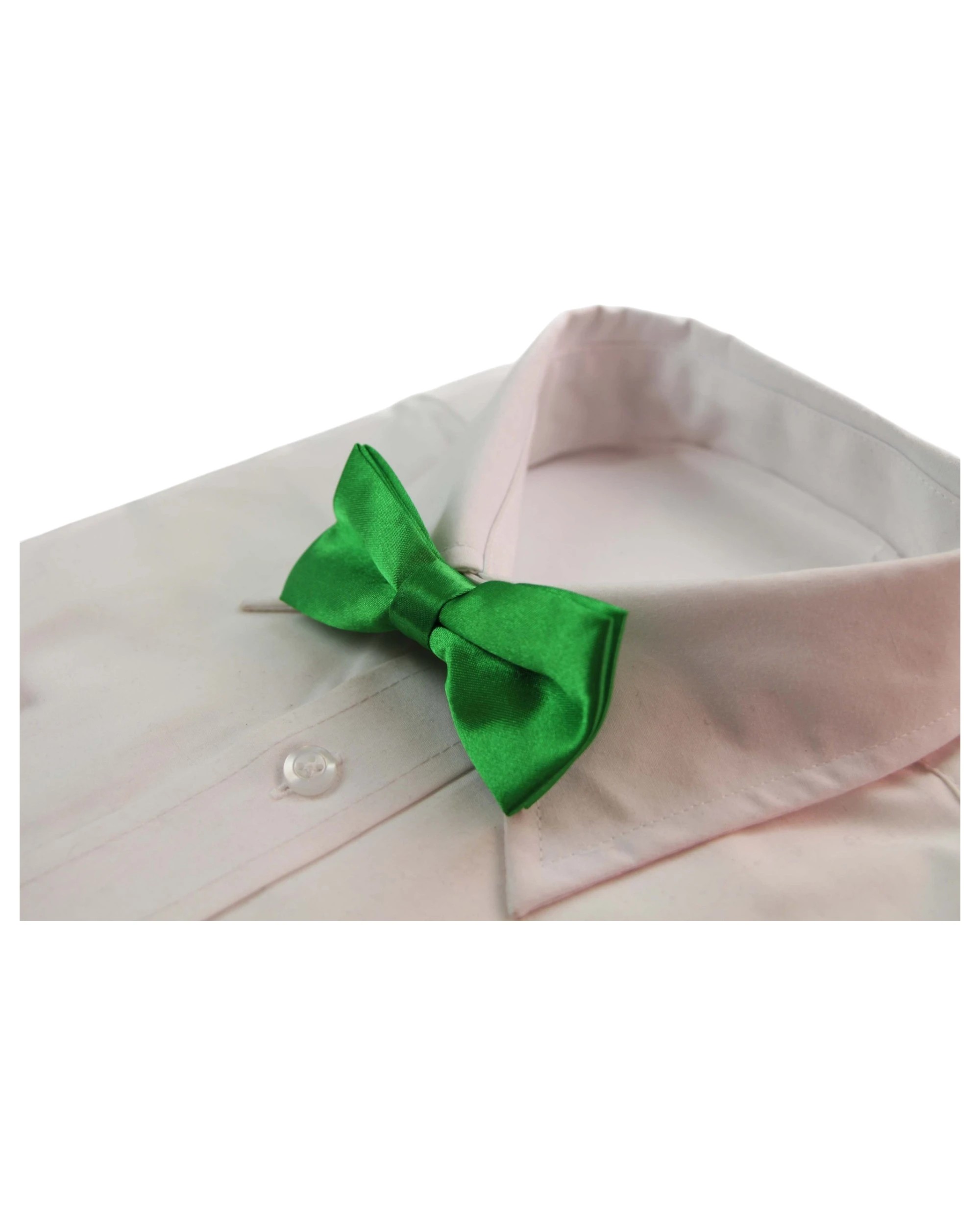 1 Zasel Boys Green Plain Bow Tie, 1 of 3