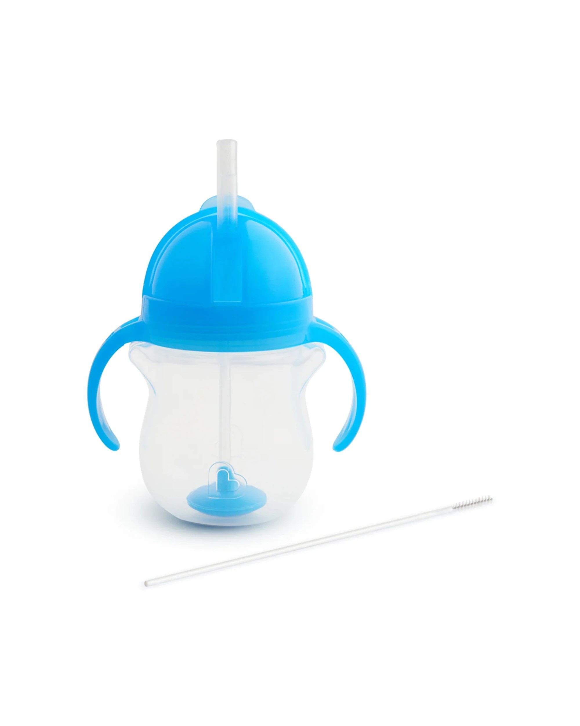 1 Munchkin Any Angle Weighted Straw Trainer Cup 207ml Leak-Proof 6 Months - Assorted, 1 of 7