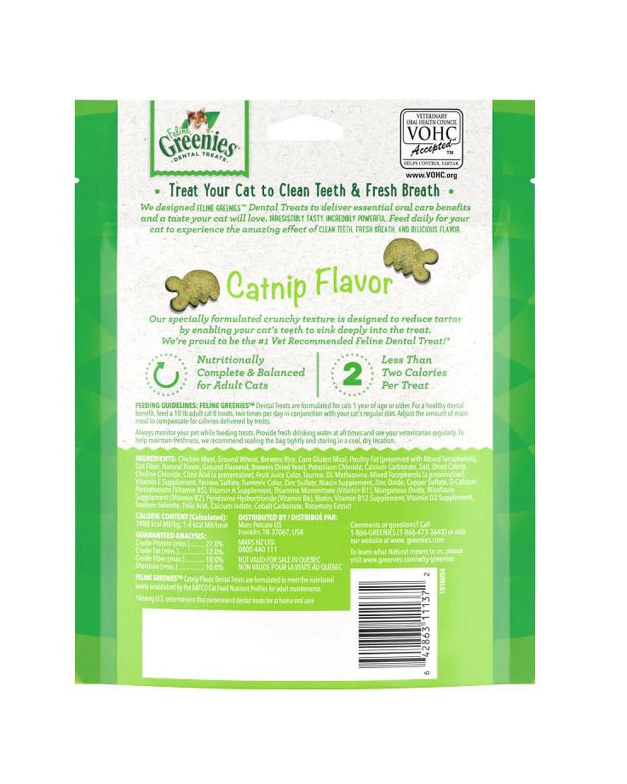 4 Greenies Cat Treat Dental Catnip 130g, 4 of 7