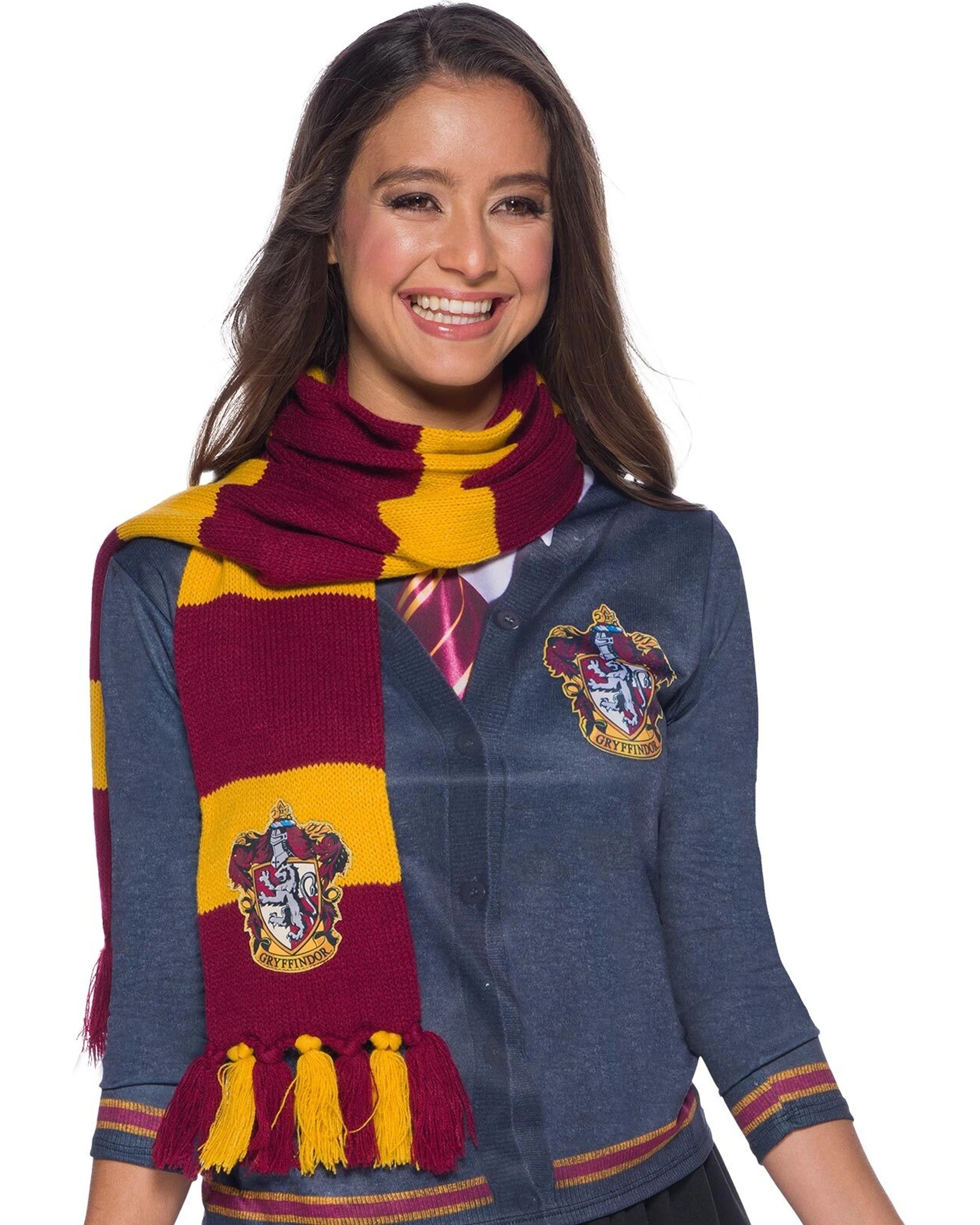 1 Harry Potter Gryffindor Deluxe Scarf Adult Unisex One Size Costume - Multi, 1 of 3