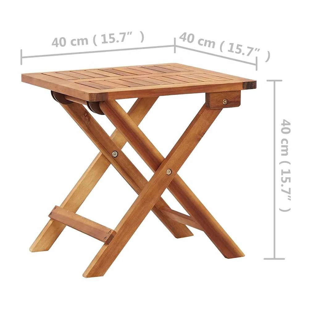vidaXL Coffee table Foldable - Brown - Kmart