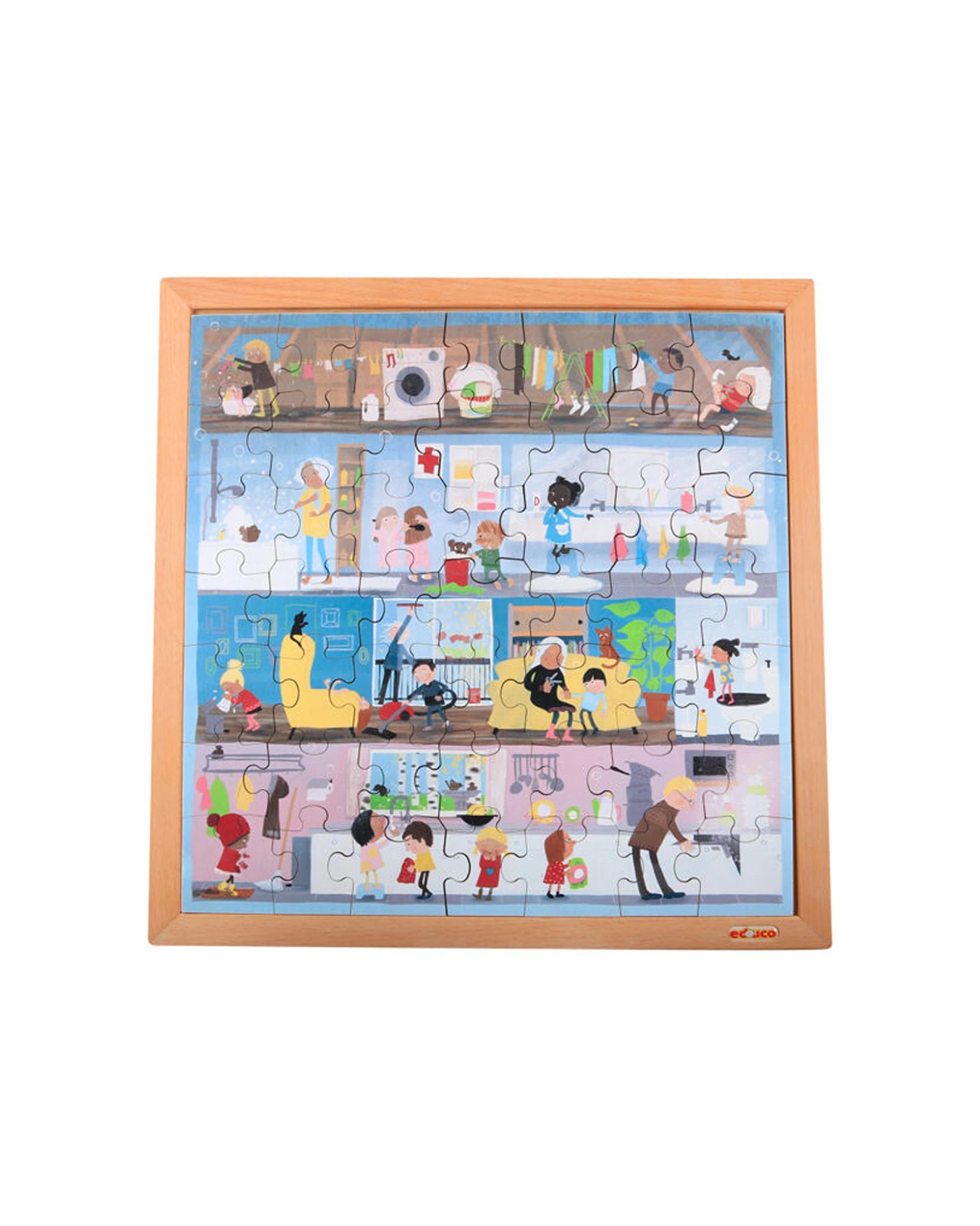 2 Educo Vocabulary Puzzle Personal Hygiene Development Kids Puzzle 3 Years - Multi, 2 of 3