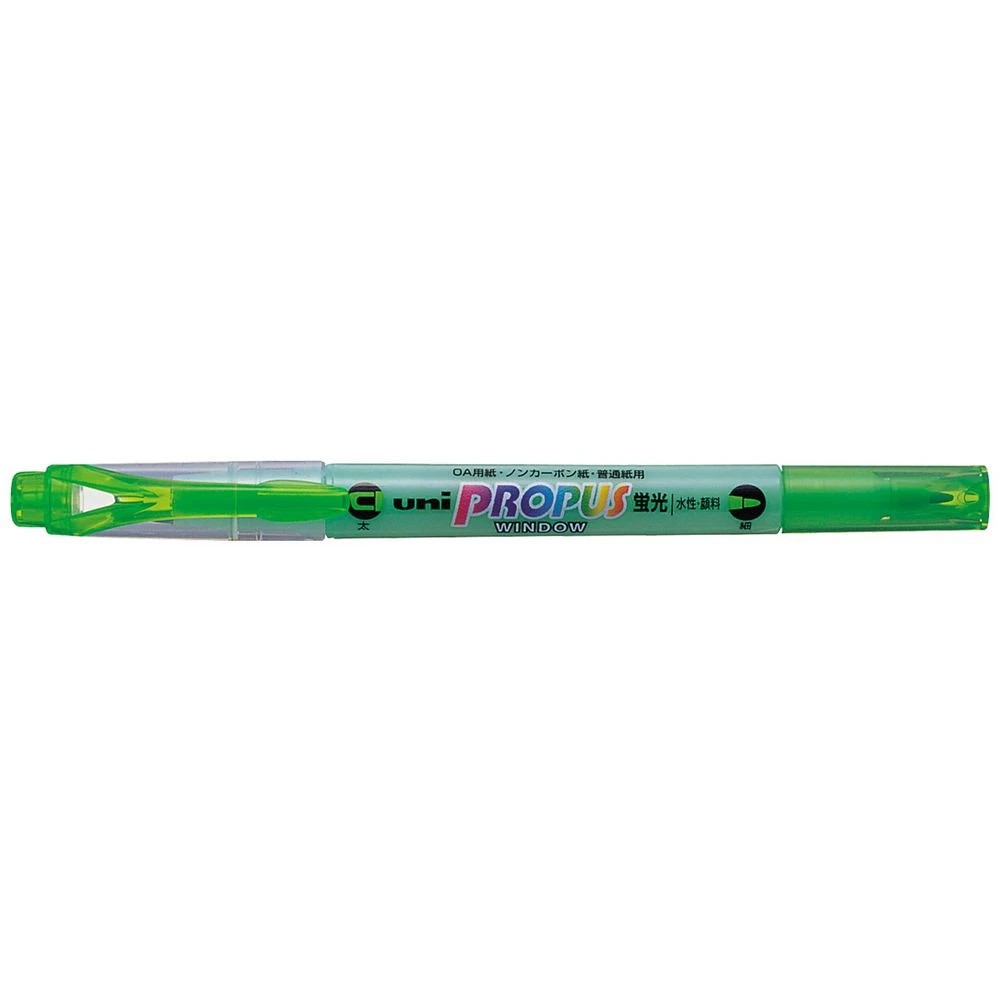 1 Uni Propus Dual Highlighter Green, 1 of 3