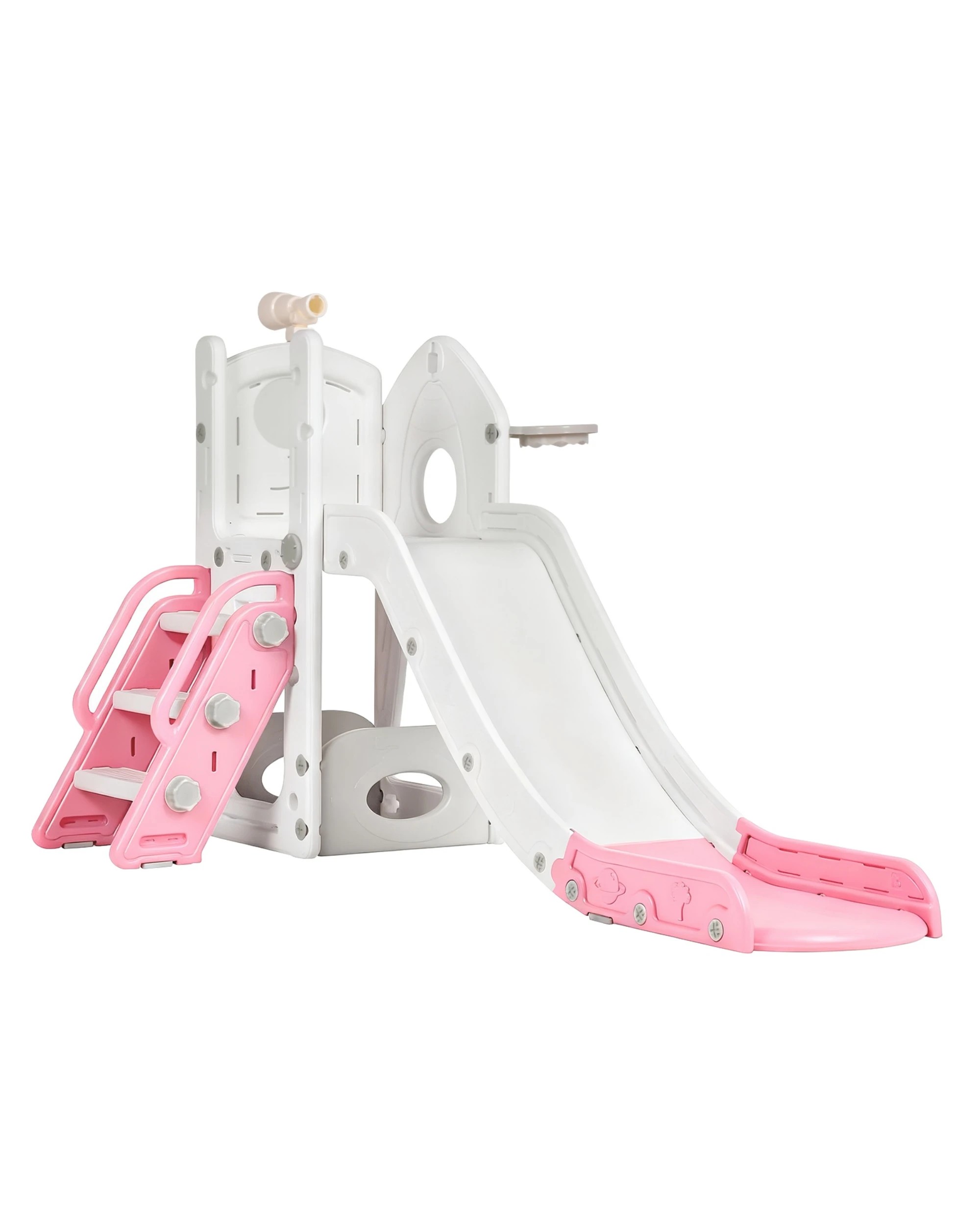 1 6 in 1 Toddler Slide Indoor Baby Slide Kids Playset Outdoor Playground, 1 of 10