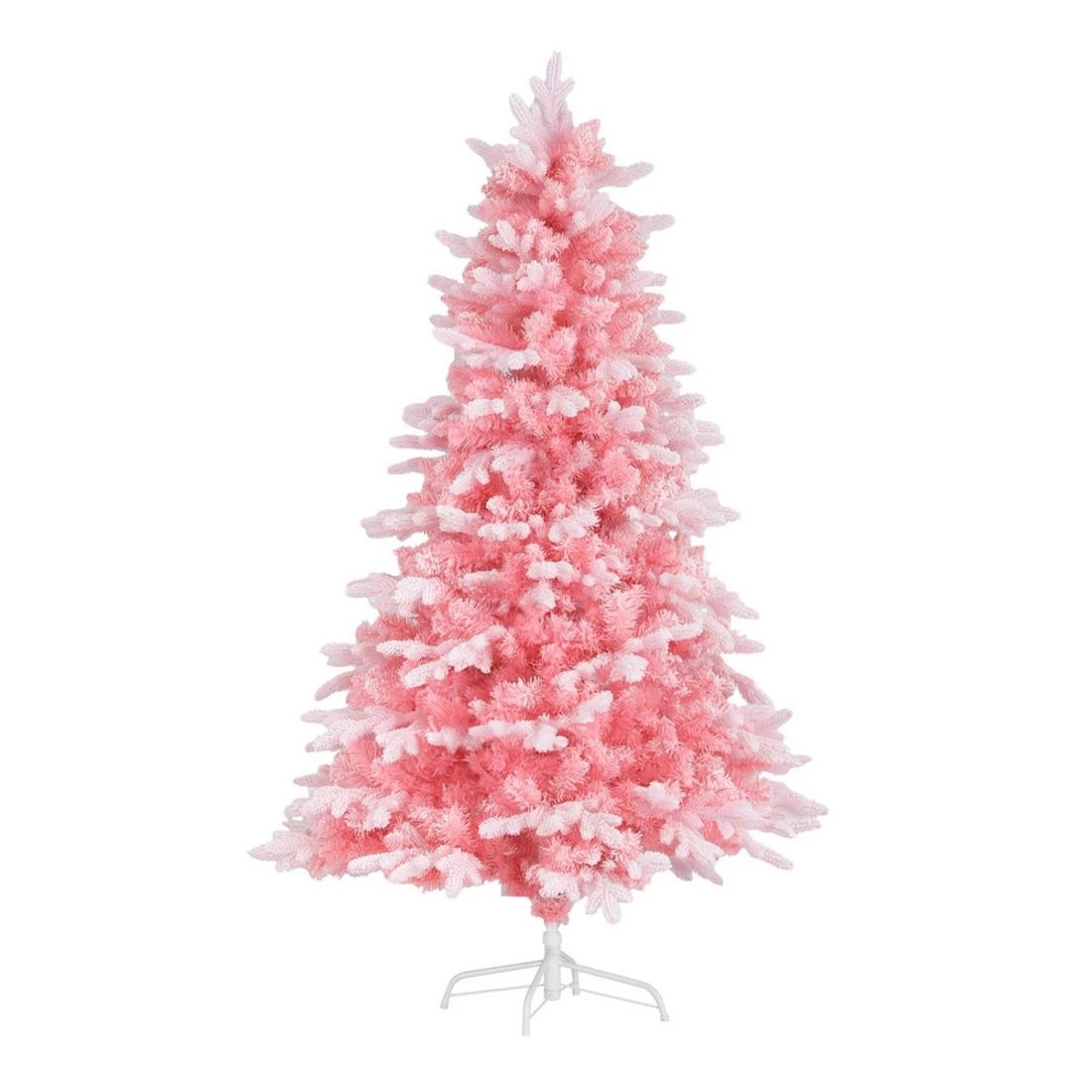 4 Jingle Jollys Christmas Tree 1.8m  Xmas Tree Snowy Party Decor 810 Tips - White, 4 of 7