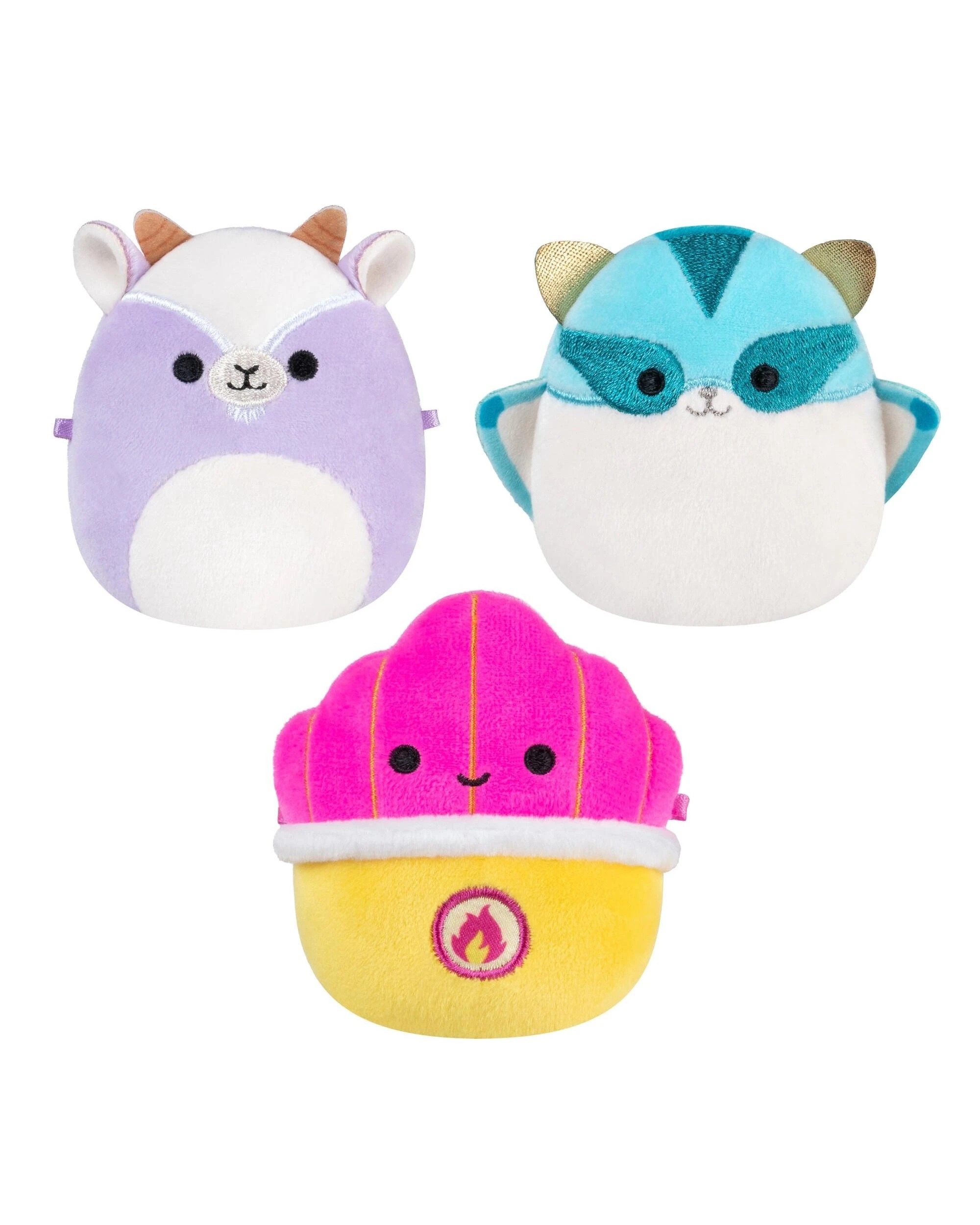 2 Squishmallows Micromallows 2.5 inch Plush 3 Pack - Tia the Sugar Glider, 2 of 6