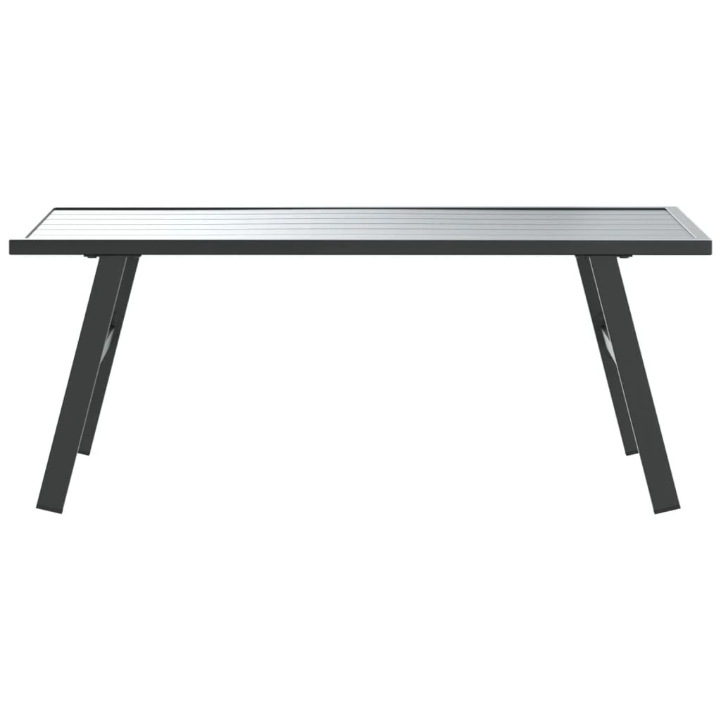 3 vidaXL garden coffee table Durable - Black, 3 of 6