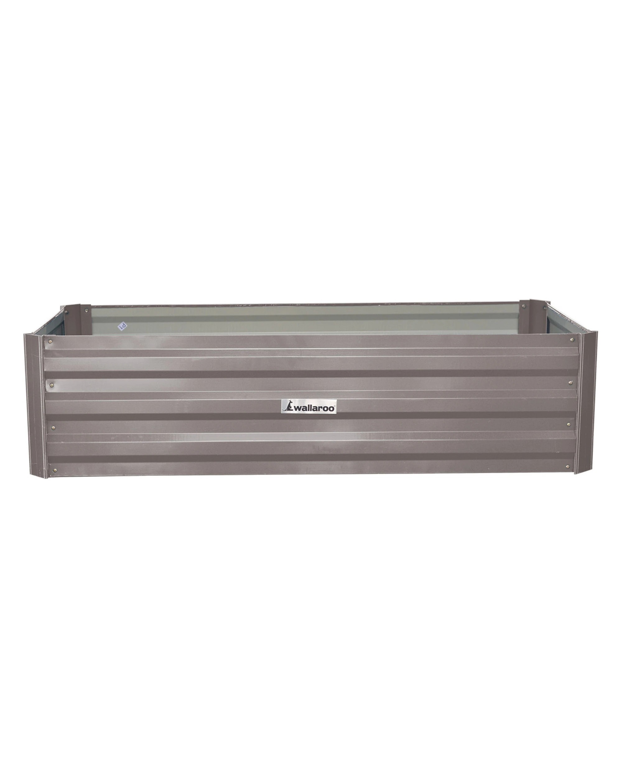 5 Wallaroo Steel Raised Garden Bed 120 x 60 x 30cm Flowers Vegetables Plants Herbs - Grey, 5 of 8
