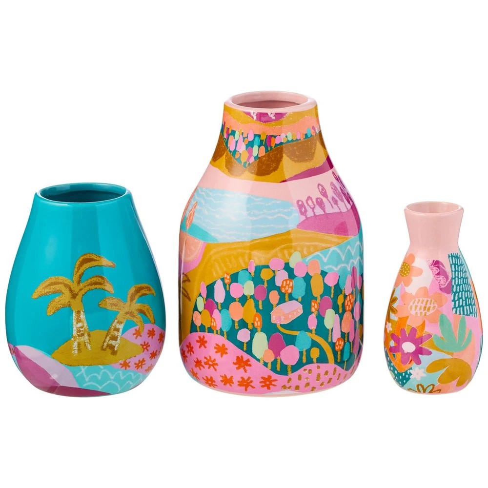 4 Otto Rach Jackson Ceramic Vase 3 Pack, 4 of 4