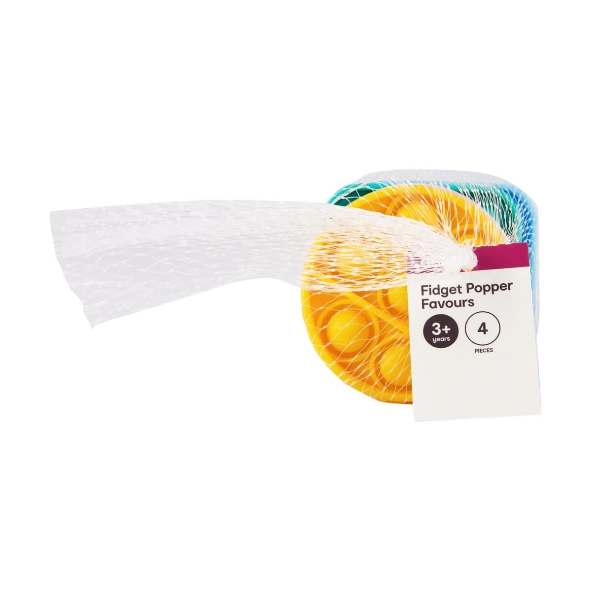 6 4 Piece Fidget Popper Favours, 6 of 6