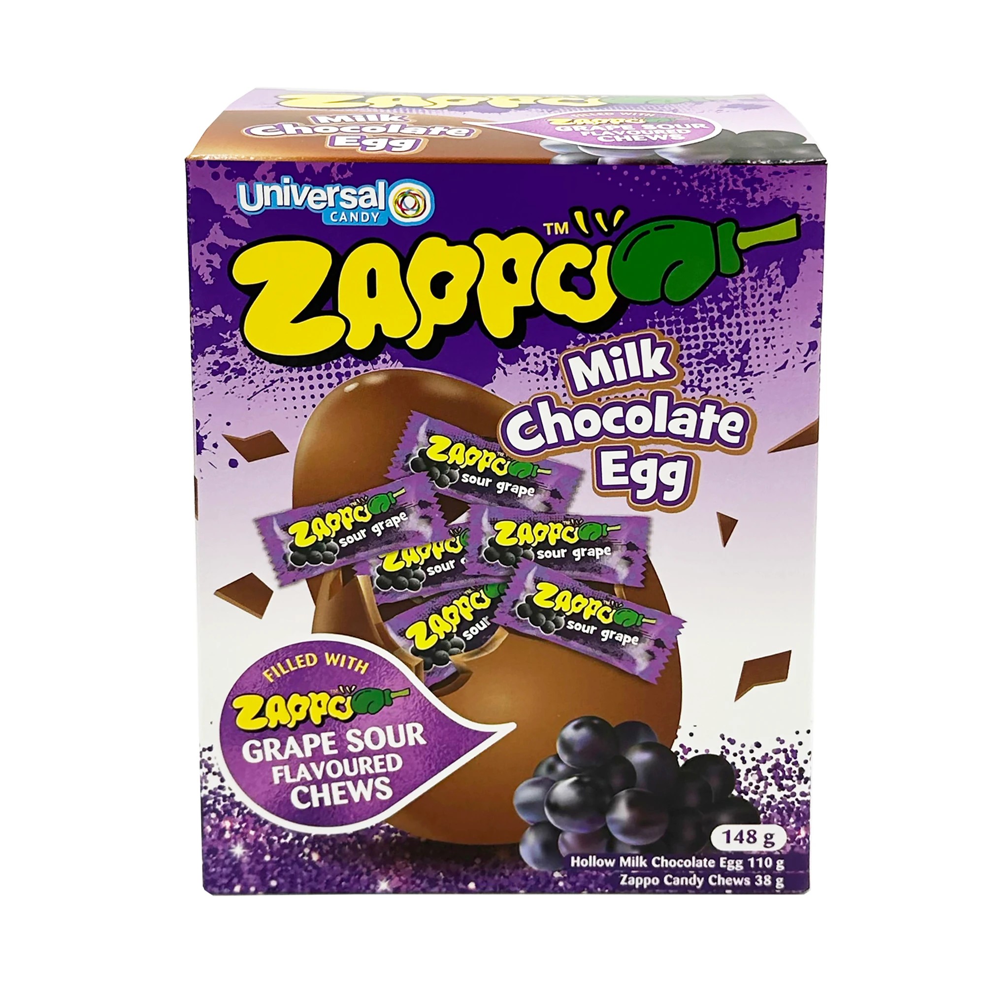 1 Zappo Milk Chocolate Egg, 1 of 2