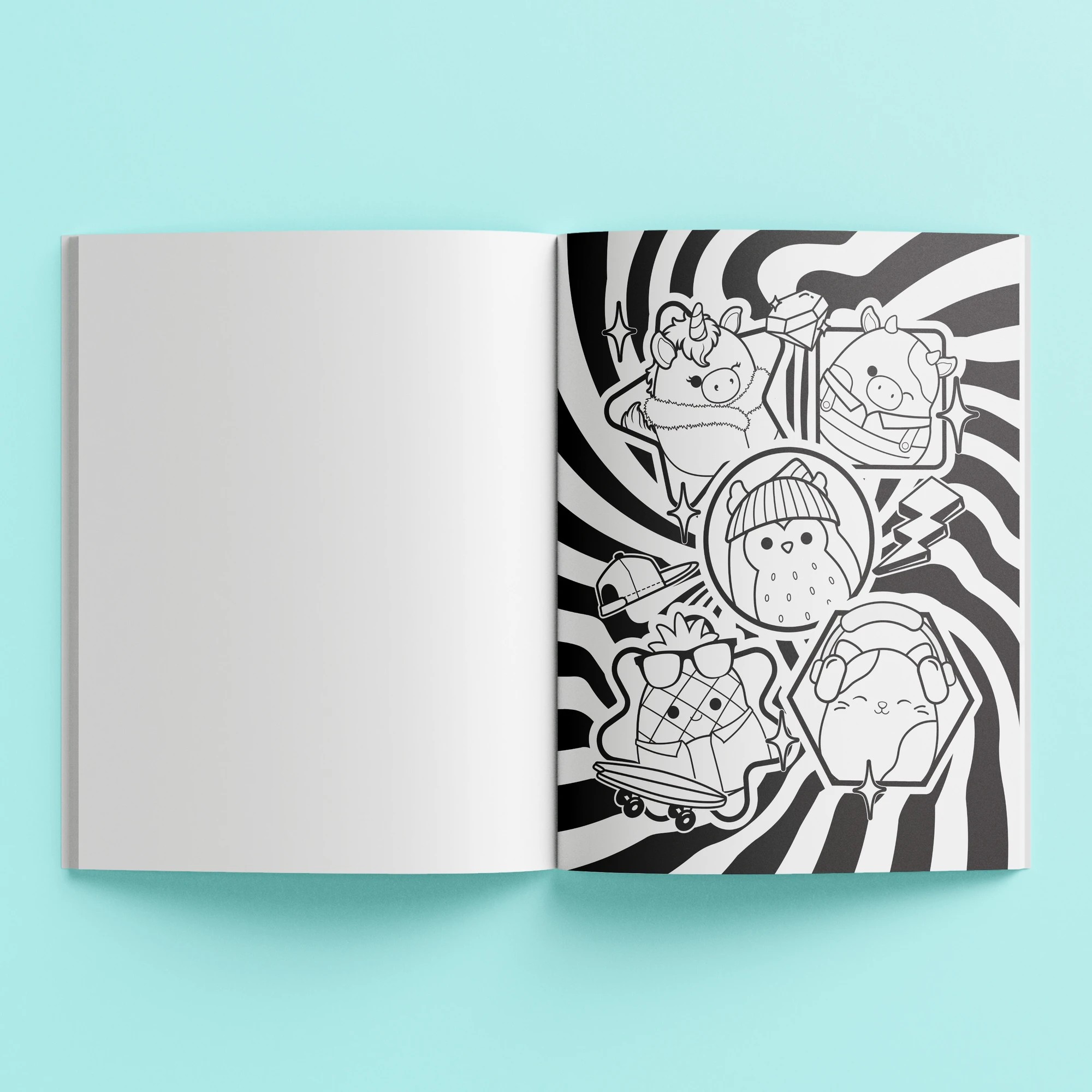 3 Kaleidoscope Colouring: Original Squishmallows Mega Colour Mania​ - Book, 3 of 5