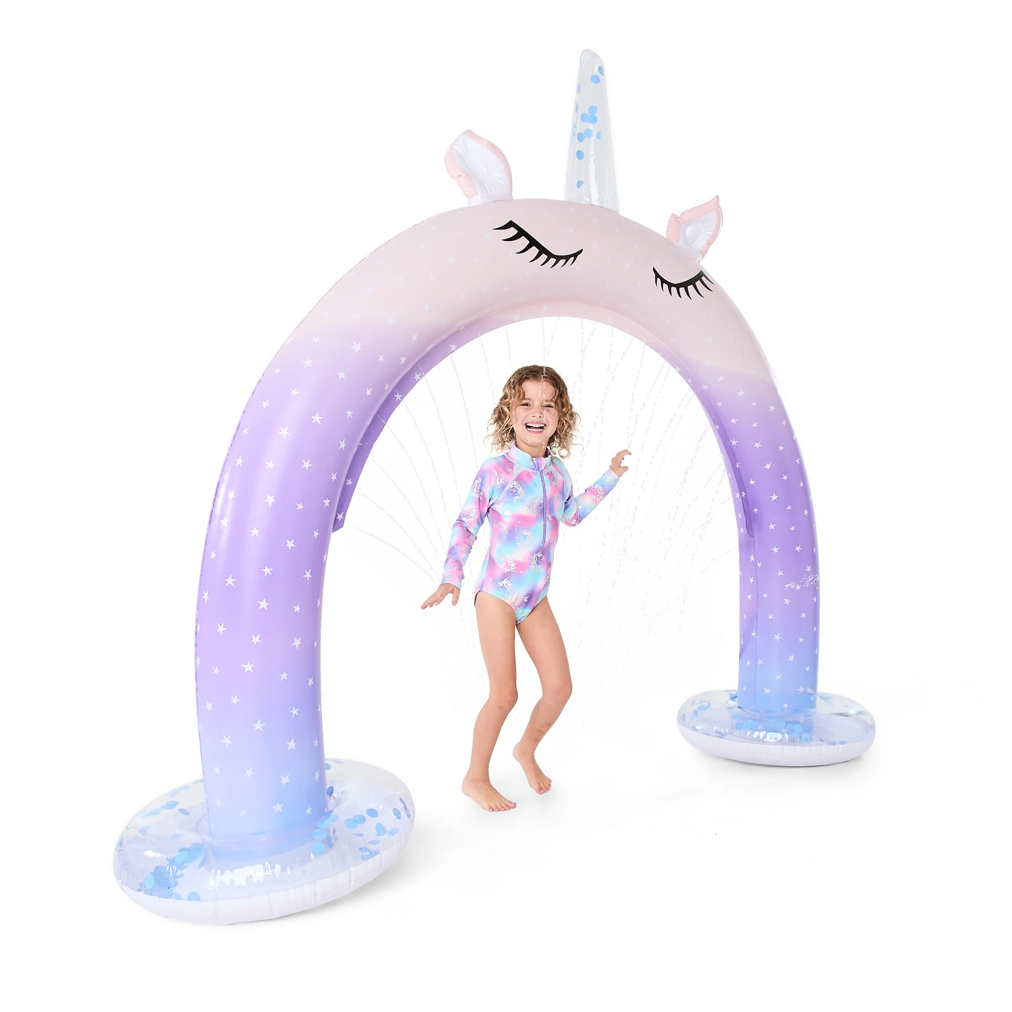 1 Inflatable Unicorn Arch Sprinkler, 1 of 9