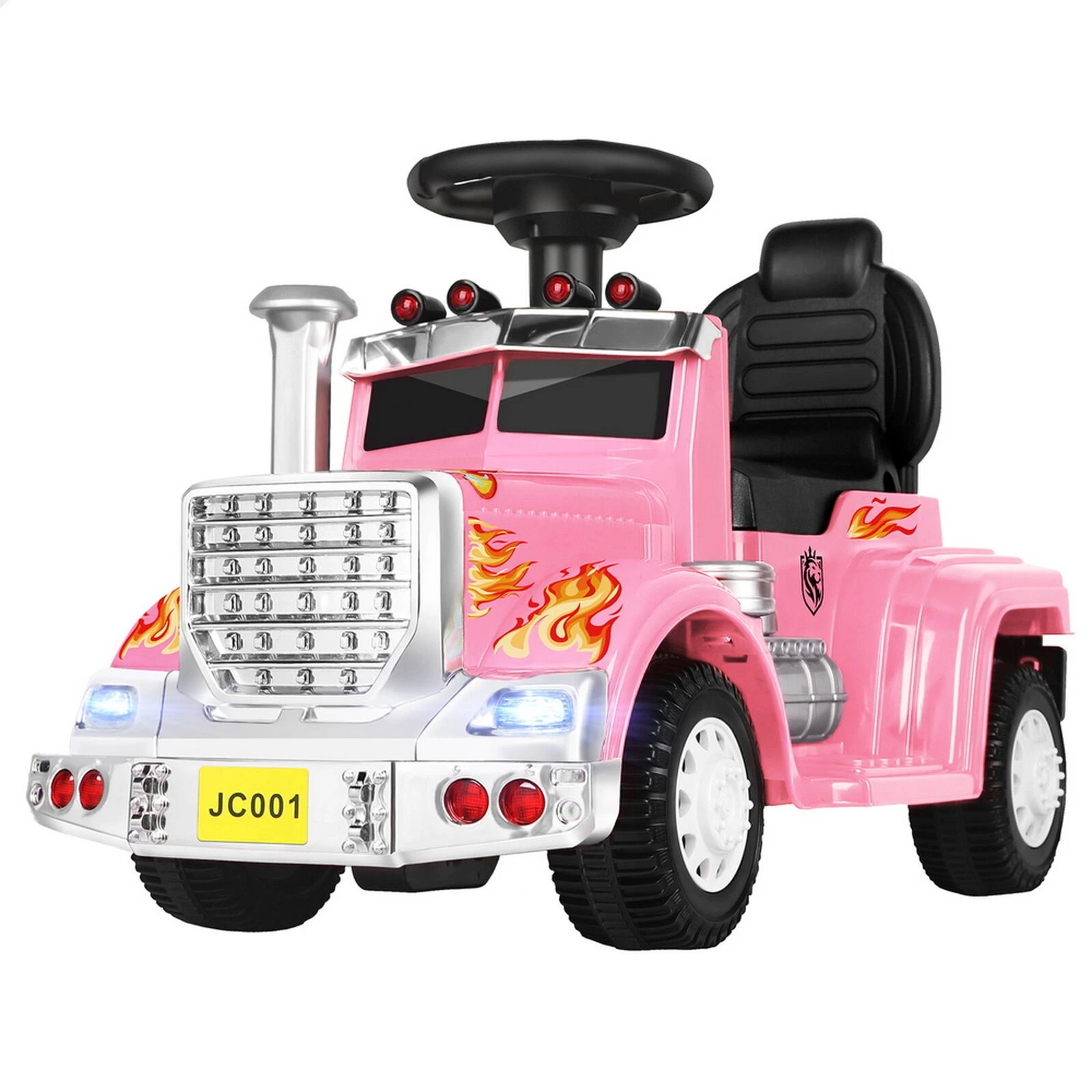 1 Alfordson Kids Ride On Car Electric Toy Truck 25W Motor w/ LED Lights - Pink, 1 of 9