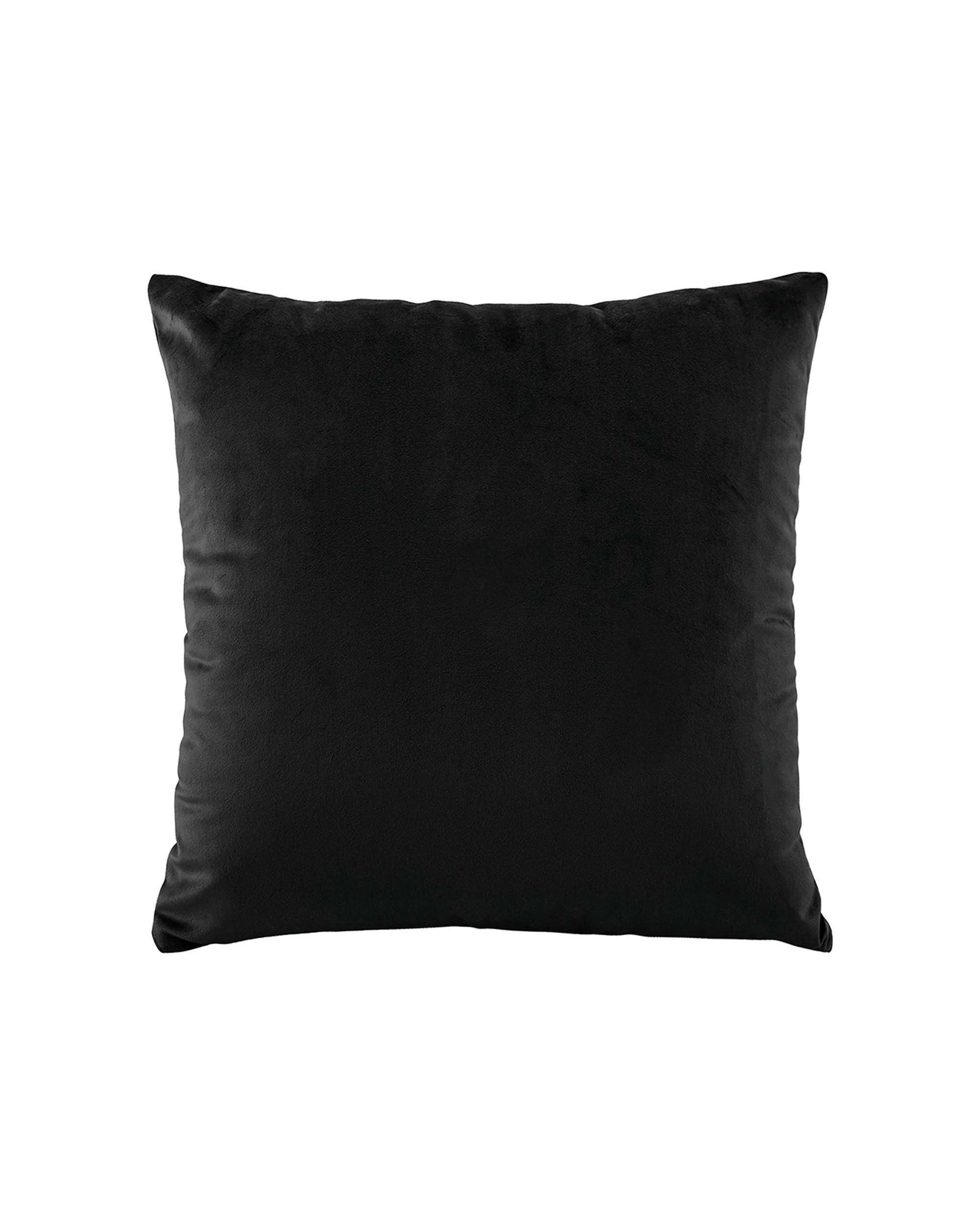 1 Bianca Vivid Coordinates European Pillowcase 65x65cm Black - Black, 1 of 1