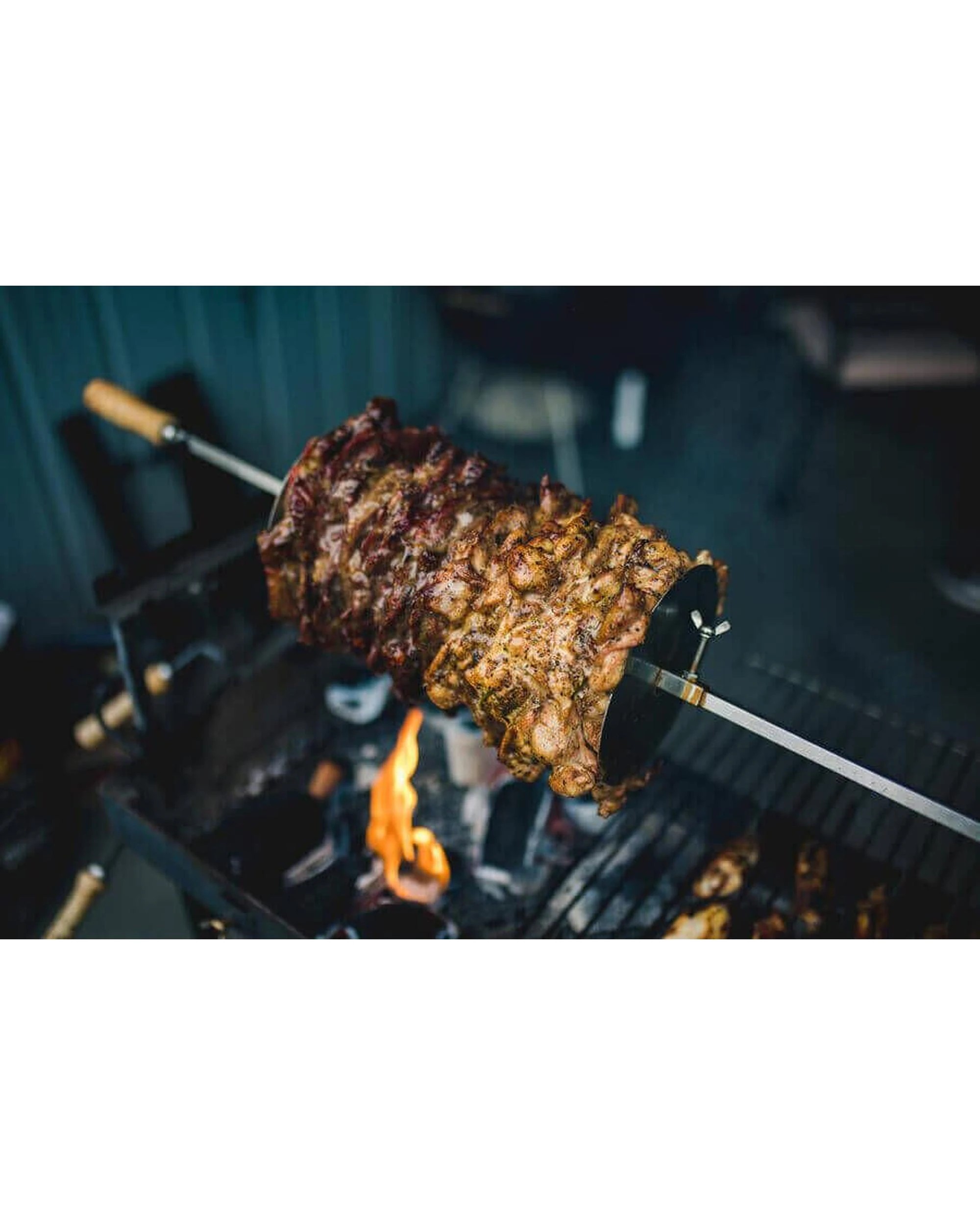 5 Flaming Coals 3 x Cyprus Spit Roast Skewer - 10mm x 950mm, 5 of 10