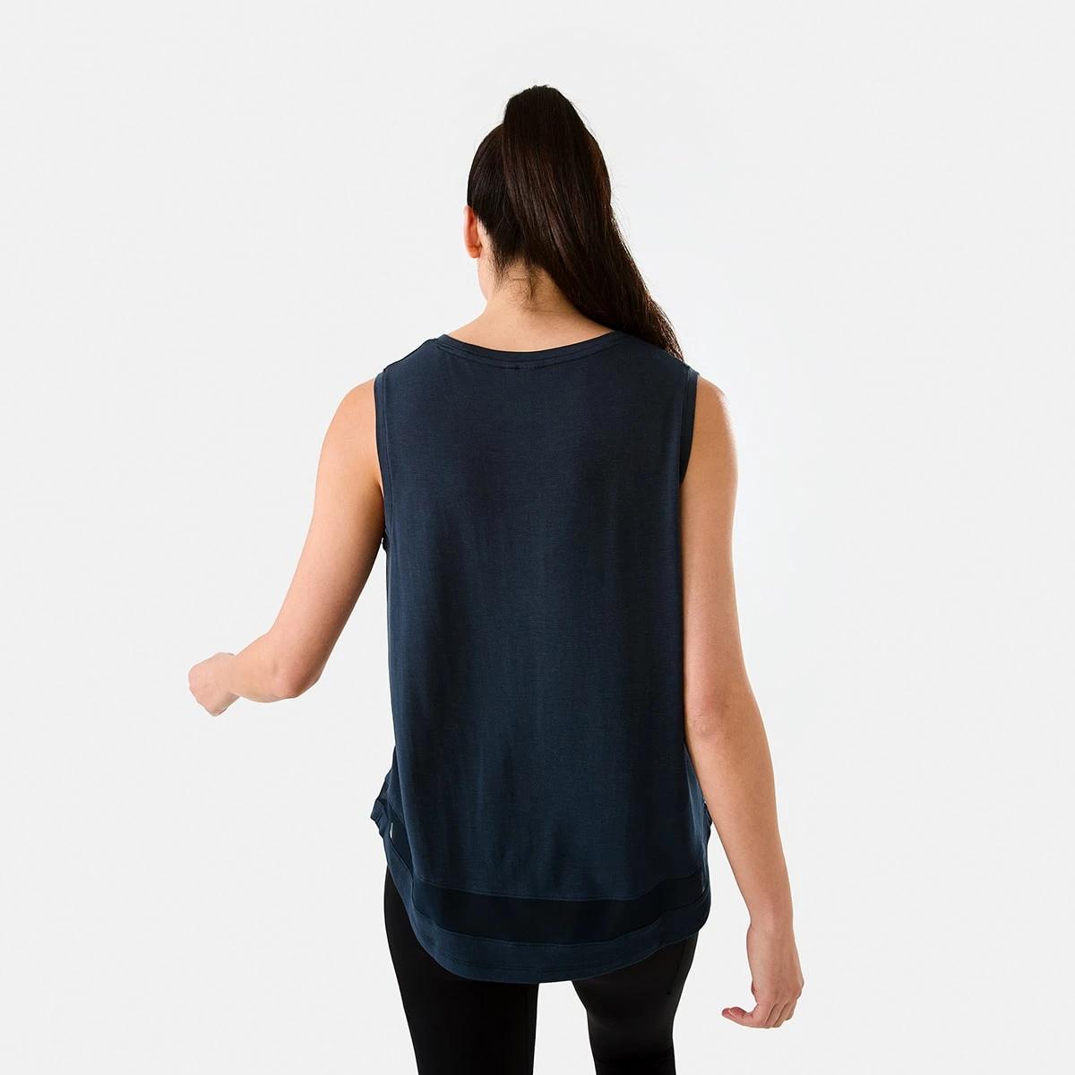 3 Active Womens Sleeveless Mesh Tank SKY CAPTAIN, 3 of 6