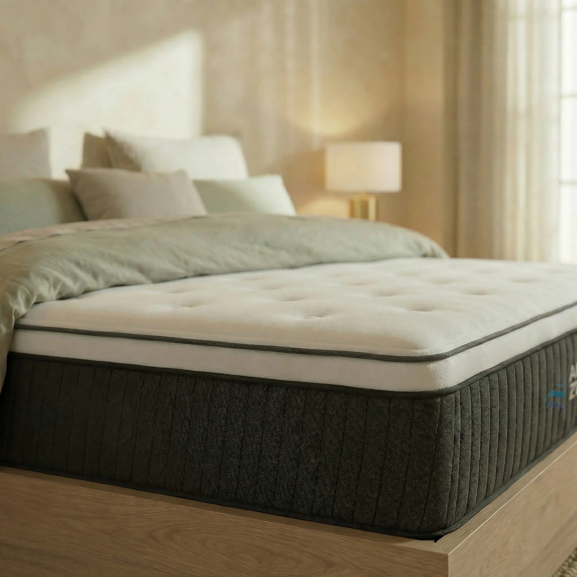 3 Royal Comfort Air Zone Pocket Spring Mattress Medium-Firm 30cm - King Single Bed - White, 3 of 3