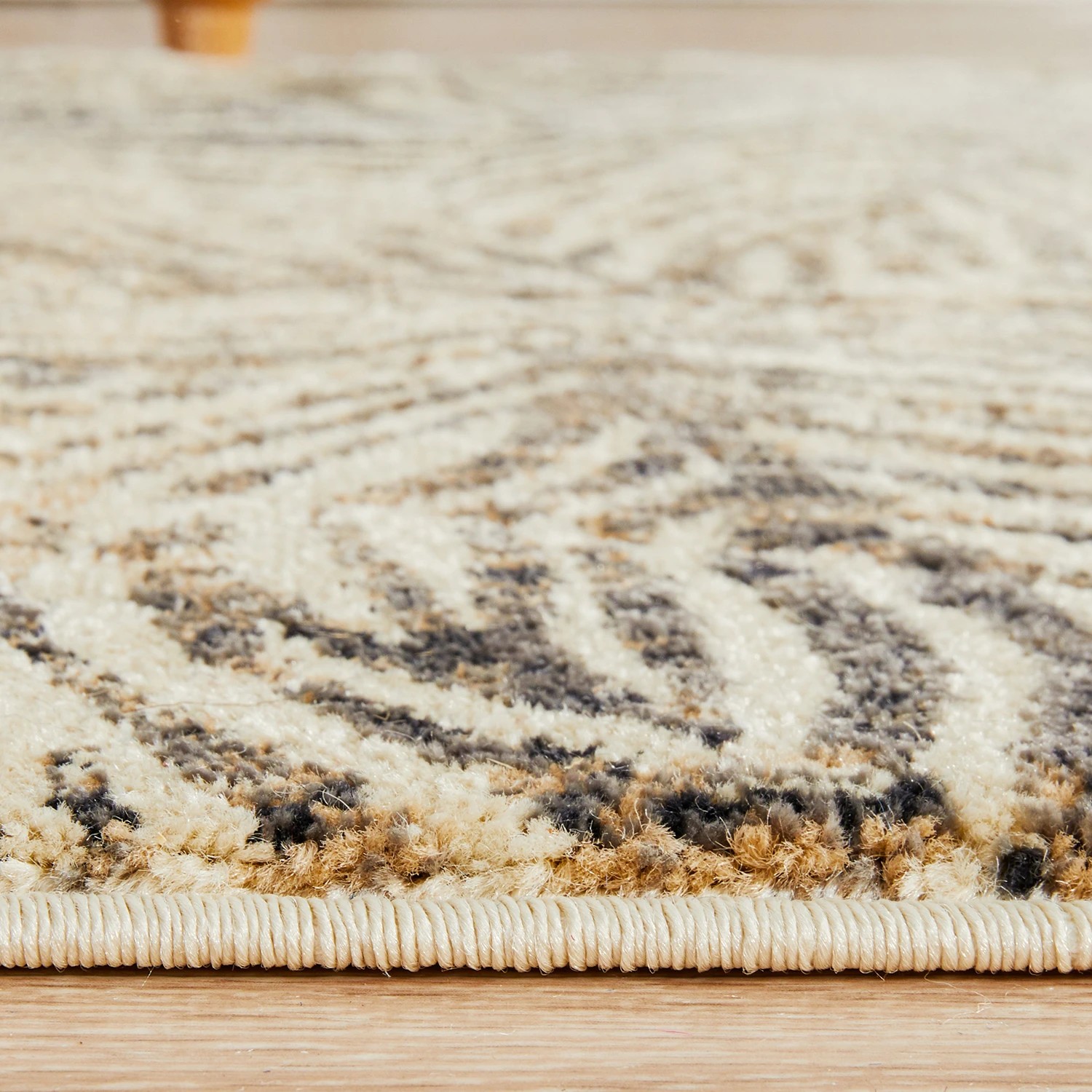 7 Common Ground Rugs Wonderland 300x80cm - Medium Runner Power Loomed Pet Friendly Rug - Charcoal, 7 of 7