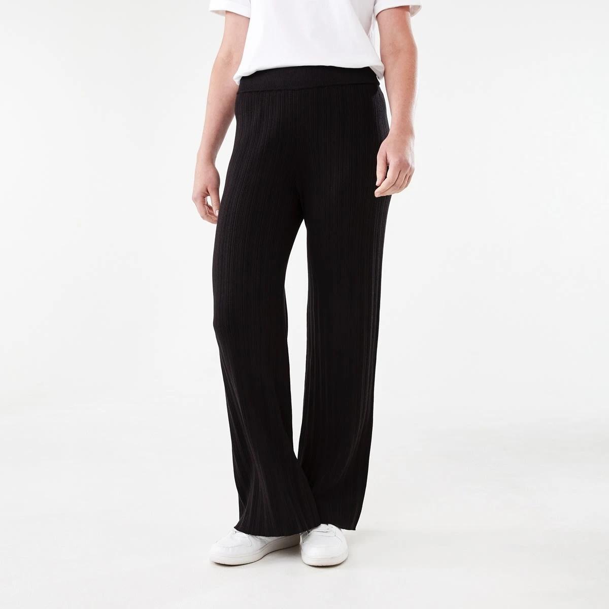 1 Variegated Knit Pants Black, 1 of 5