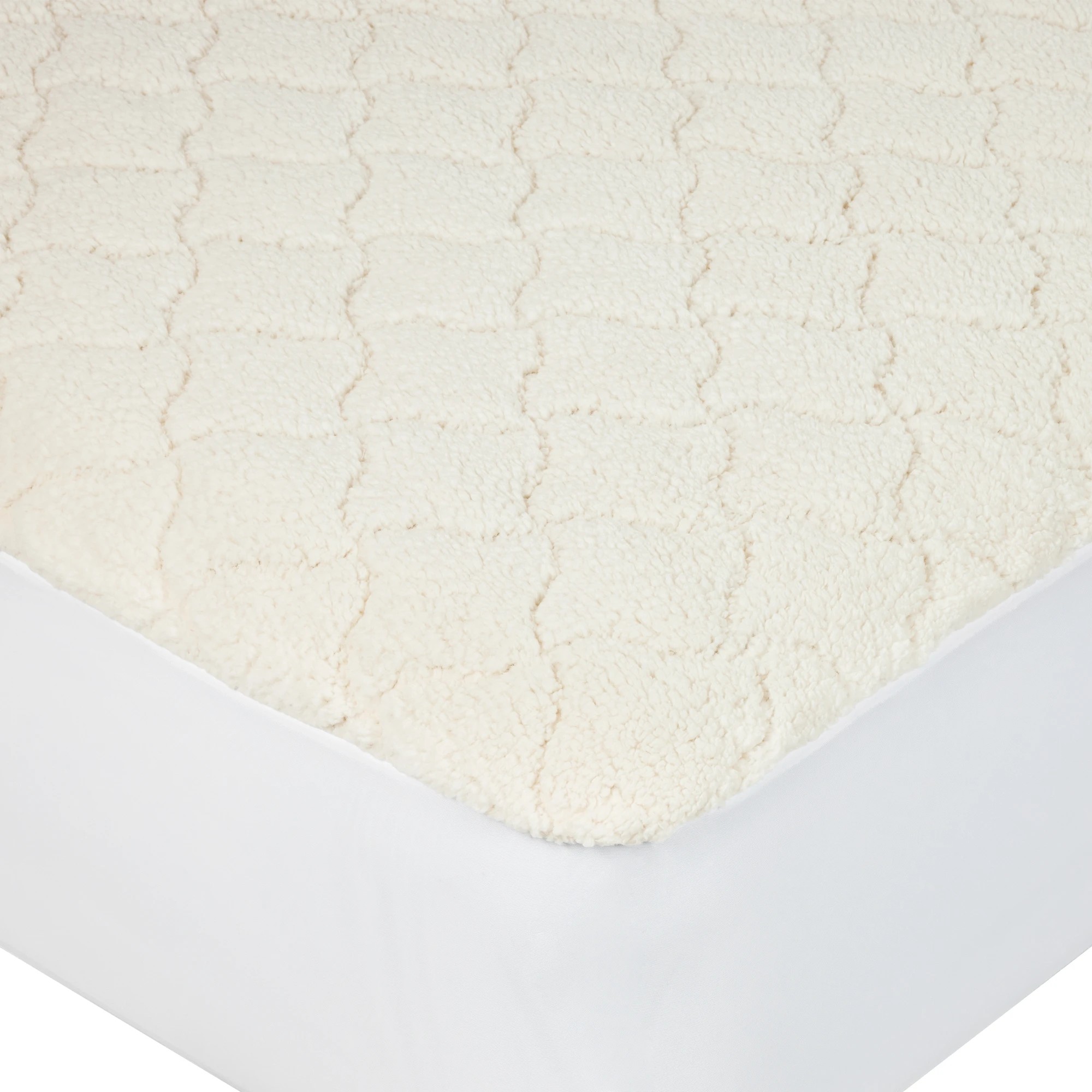4 Winter Sherpa Underlay - Double Bed, Beige, 4 of 5