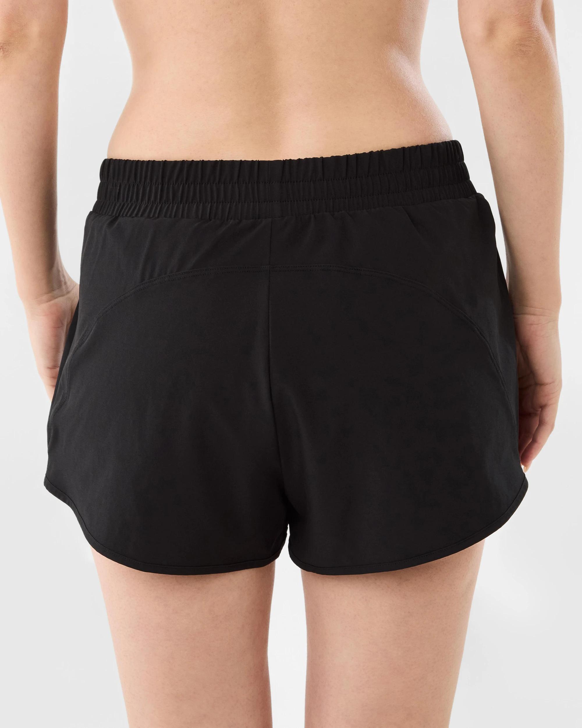 3 Active Womens 3in. Running Shorts Black, 3 of 7