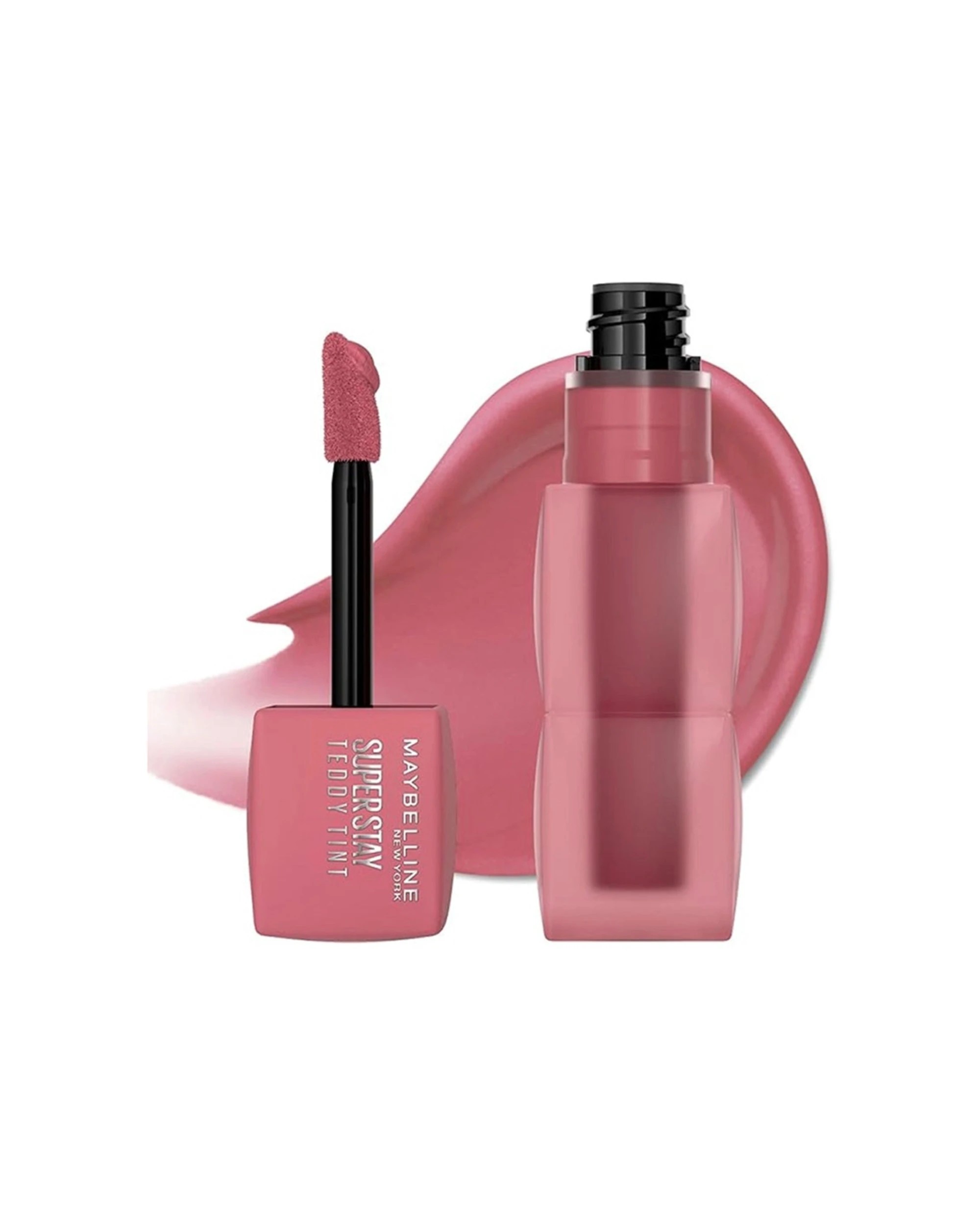 1 Maybelline Superstay Teddy Tint 12hr Matte Lip Stain Knee High - Pink, 1 of 1