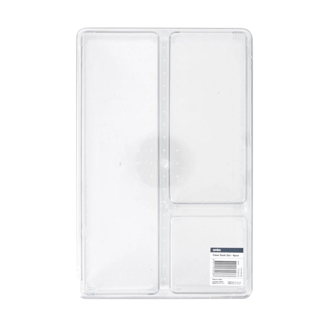 8 4 Piece Desk Set - Clear, 8 of 8