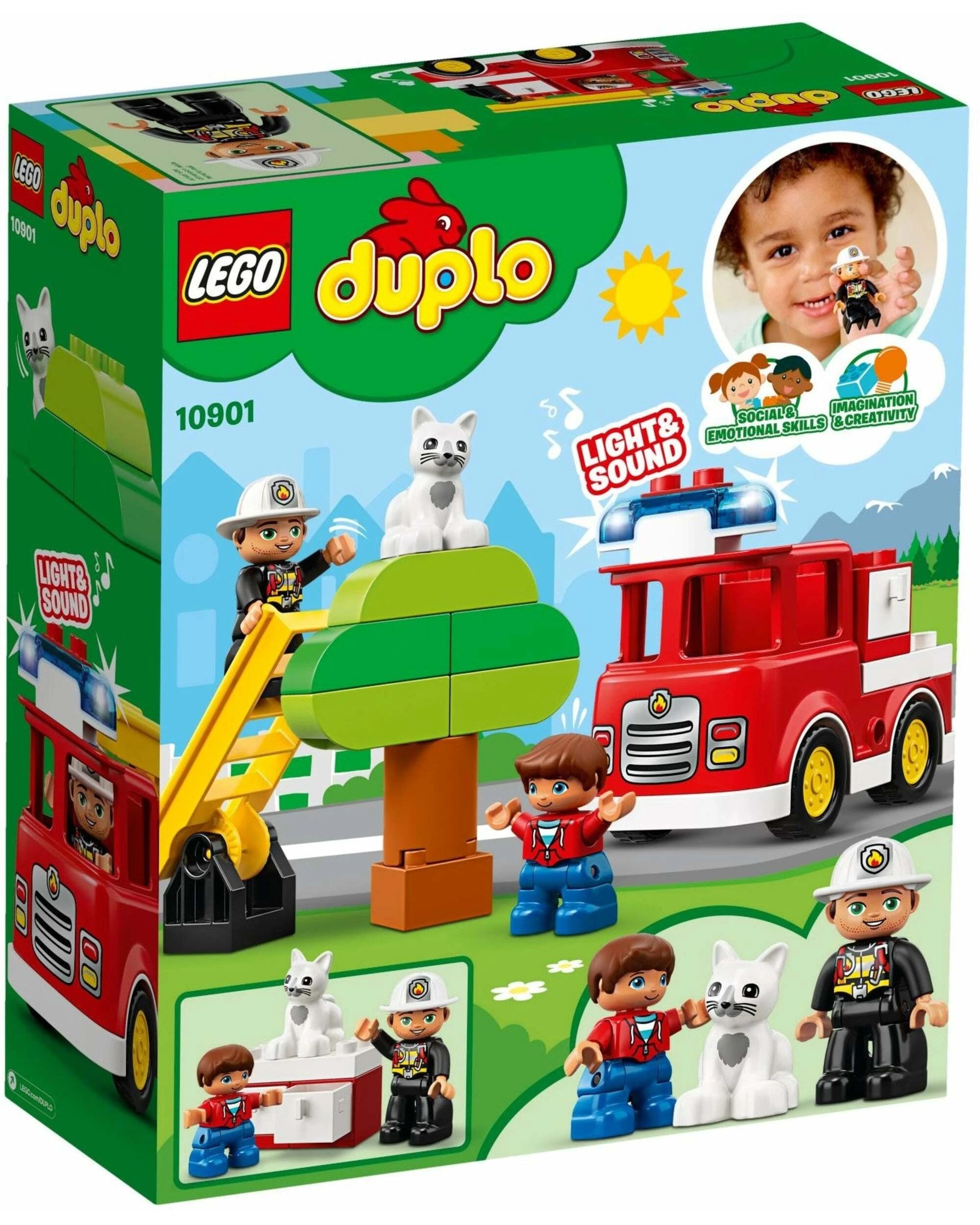 4 LEGO 10901 Fire Truck with Lights & Sounds for Toddlers, 4 of 5