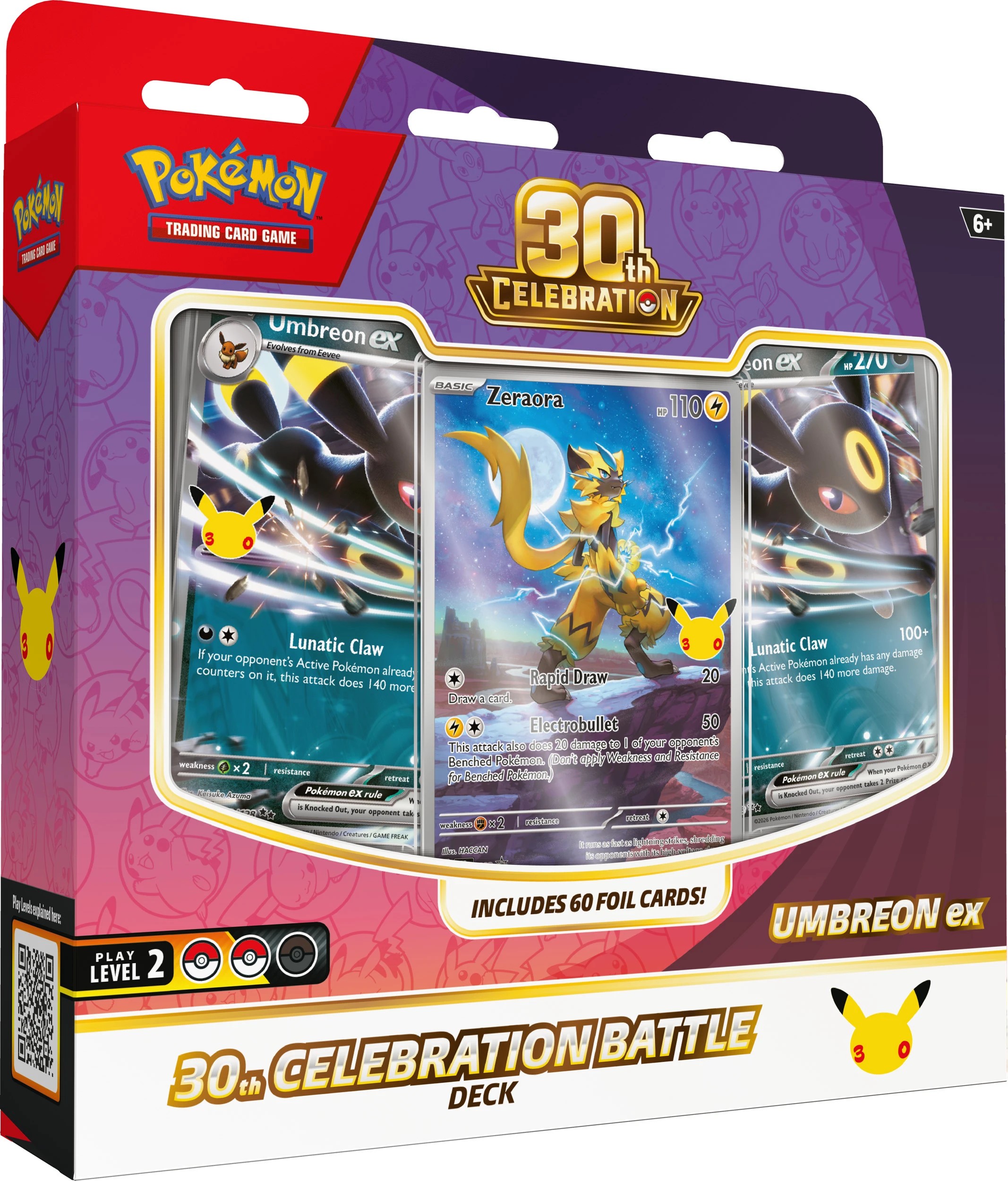 3 Pokemon Trading Card Game: 30th Celebration Battle Deck - Assorted, 3 of 9
