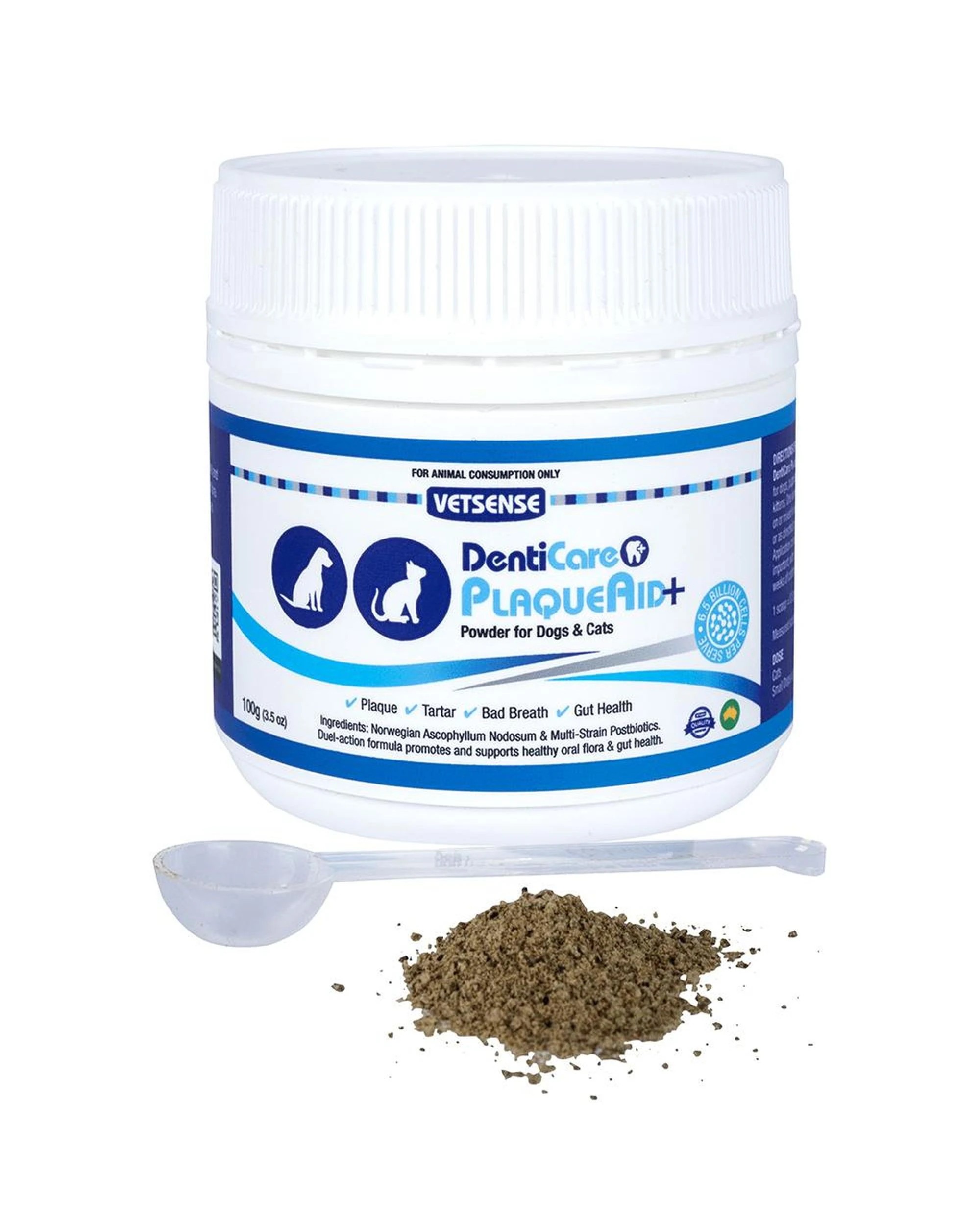 4 Vetsense DentiCare PlaqueAid+ Powder for Dogs & Cats 100g, 4 of 4