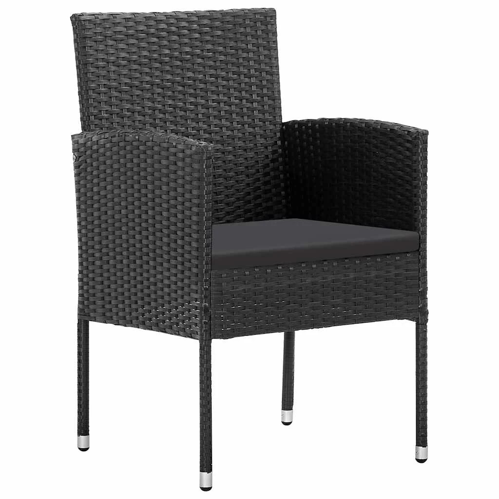 2 vidaXL garden chair Durable - Black, 2 of 7