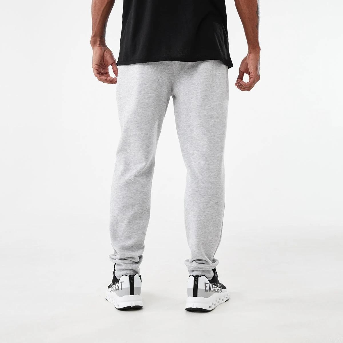 3 Everlast Mens Slim Trackpants Ever Grey Marle, 3 of 7