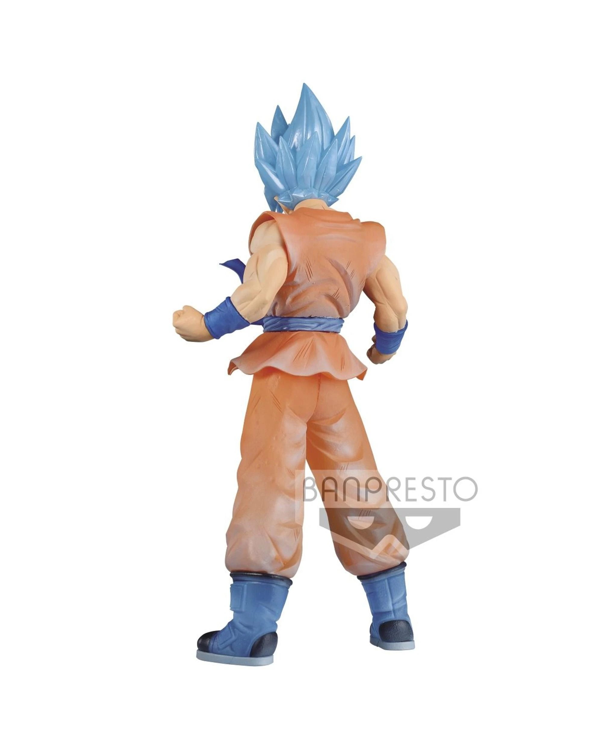 3 Banpresto Clearise Dragon Ball Super Super Saiyan God Super Saiyan Son Goku Figure, 3 of 5