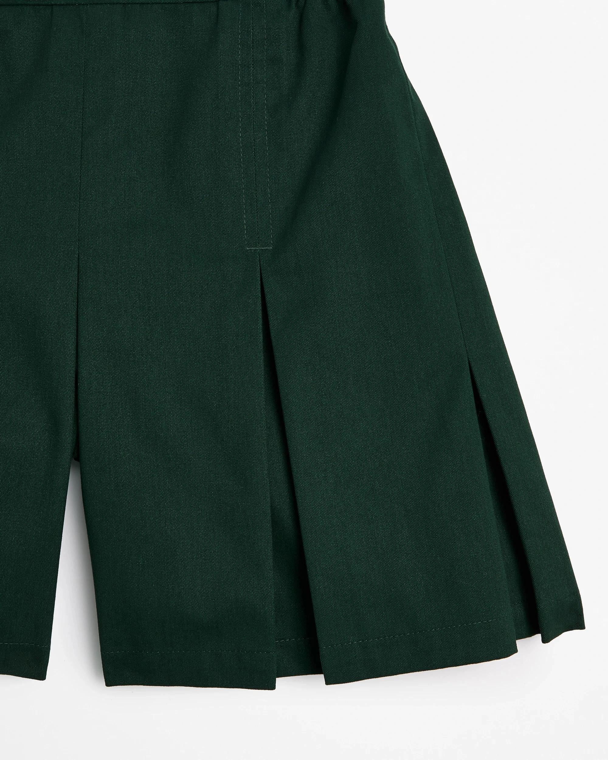 1 Target Kids Australian Cotton Blend School 2 Pack Drill Skort BOTTLE GREEN, 1 of 5