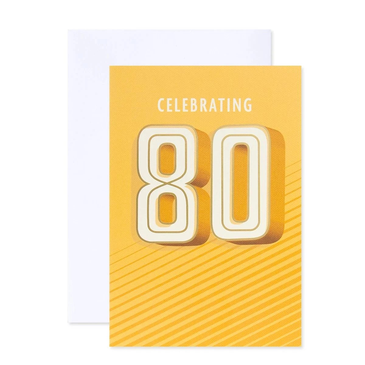 1 Connections from Hallmark 80th Birthday Card - Celebrating 80, 1 of 3