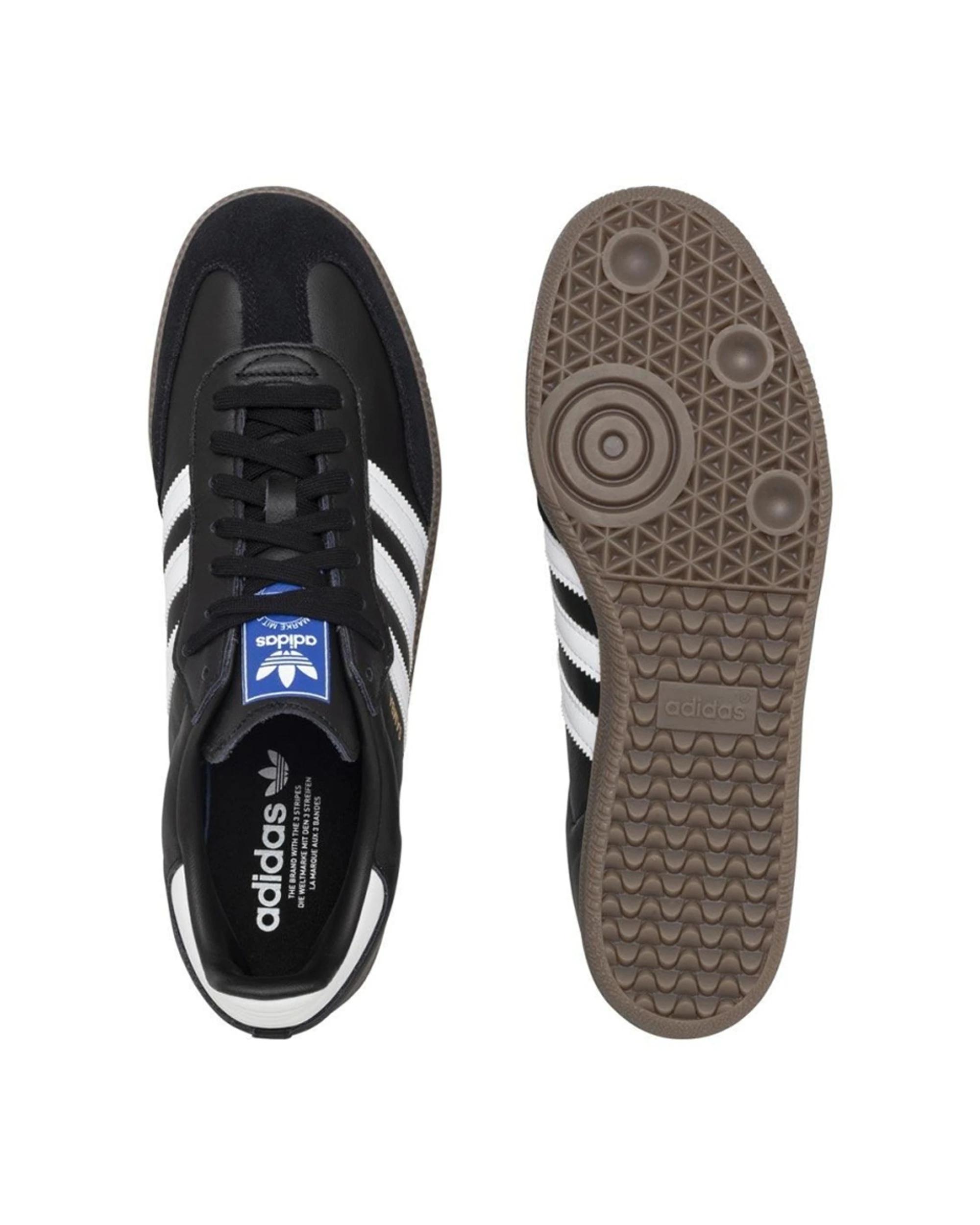 2 Adidas Originals Samba OG Casual CORE BLACK/CLOUD WHITE/GUM, 2 of 3