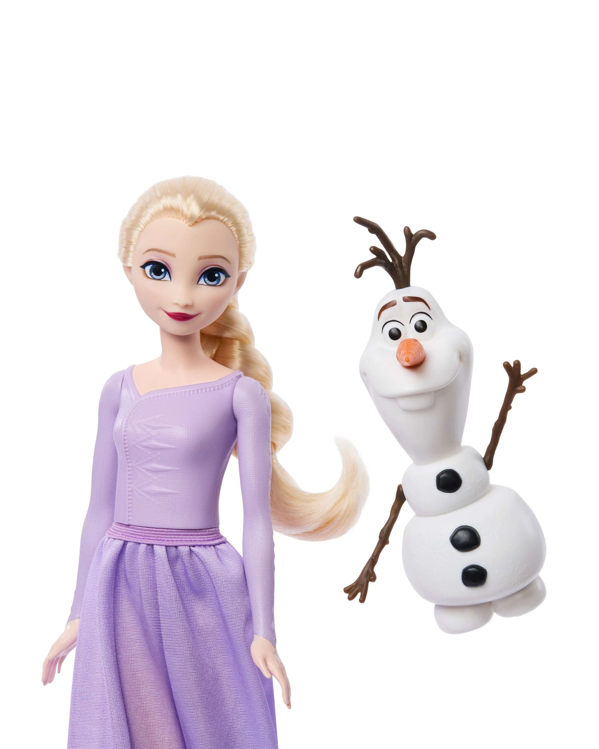 4 Disney Frozen Arendelle Elsa Fashion Doll & Olaf Friend Figure - Purple, 4 of 5