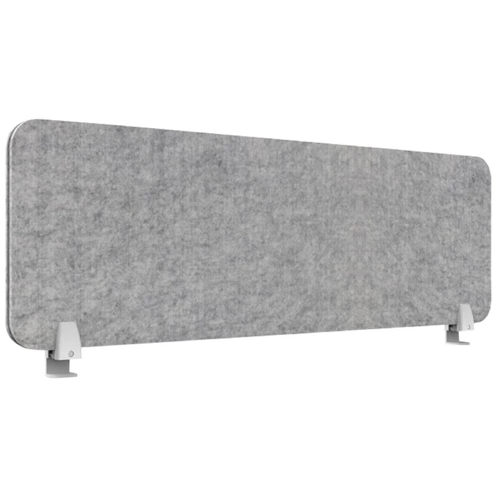 1 Furnx Eco Panel Screen Side Mount 1190 x 400 mm Grey/White Office Furnishing Accessories Workspace Screens & Partitions, 1 of 2